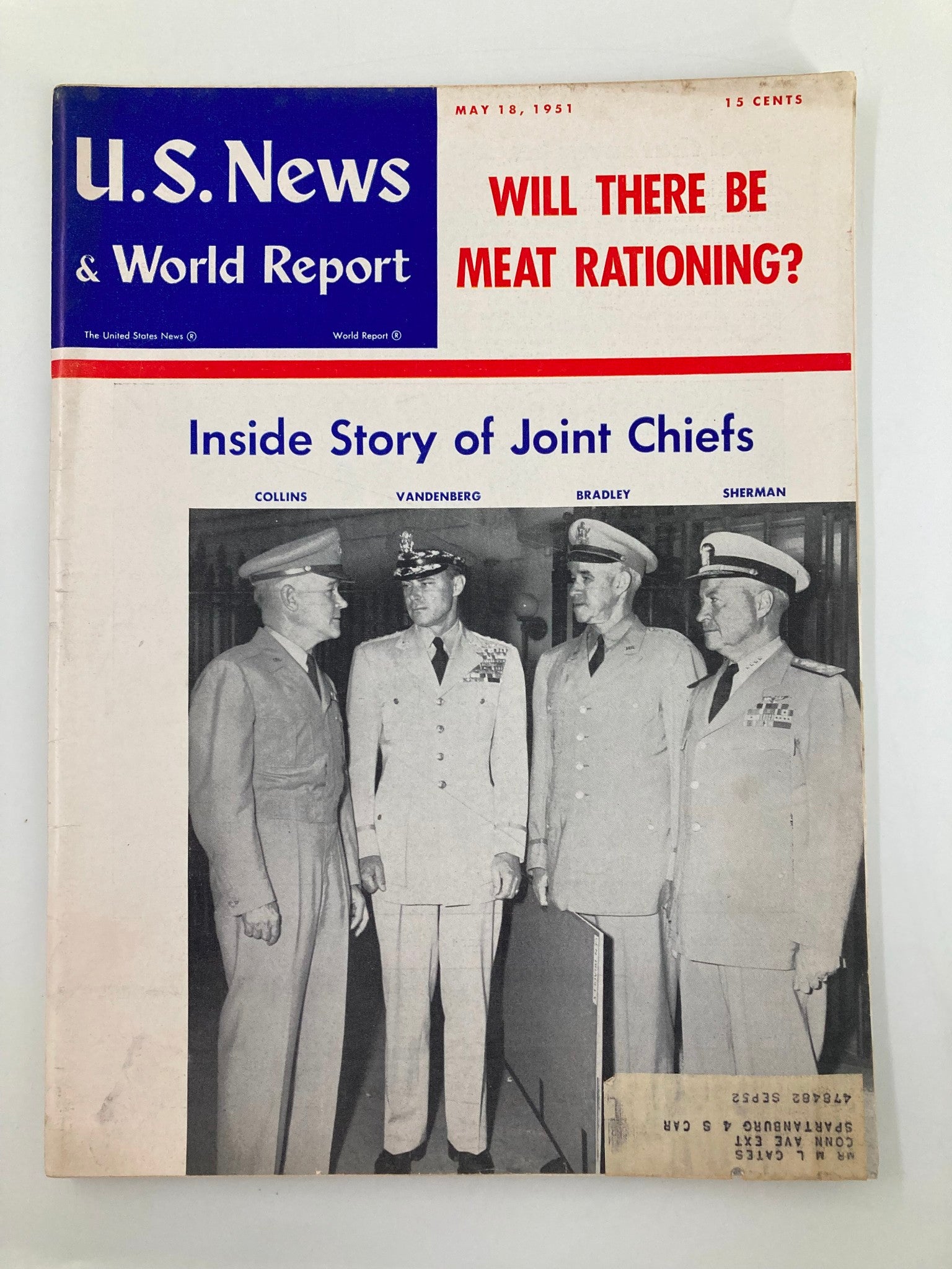 US News & World Report Magazine May 18 1951 Inside Story of Joint Chiefs