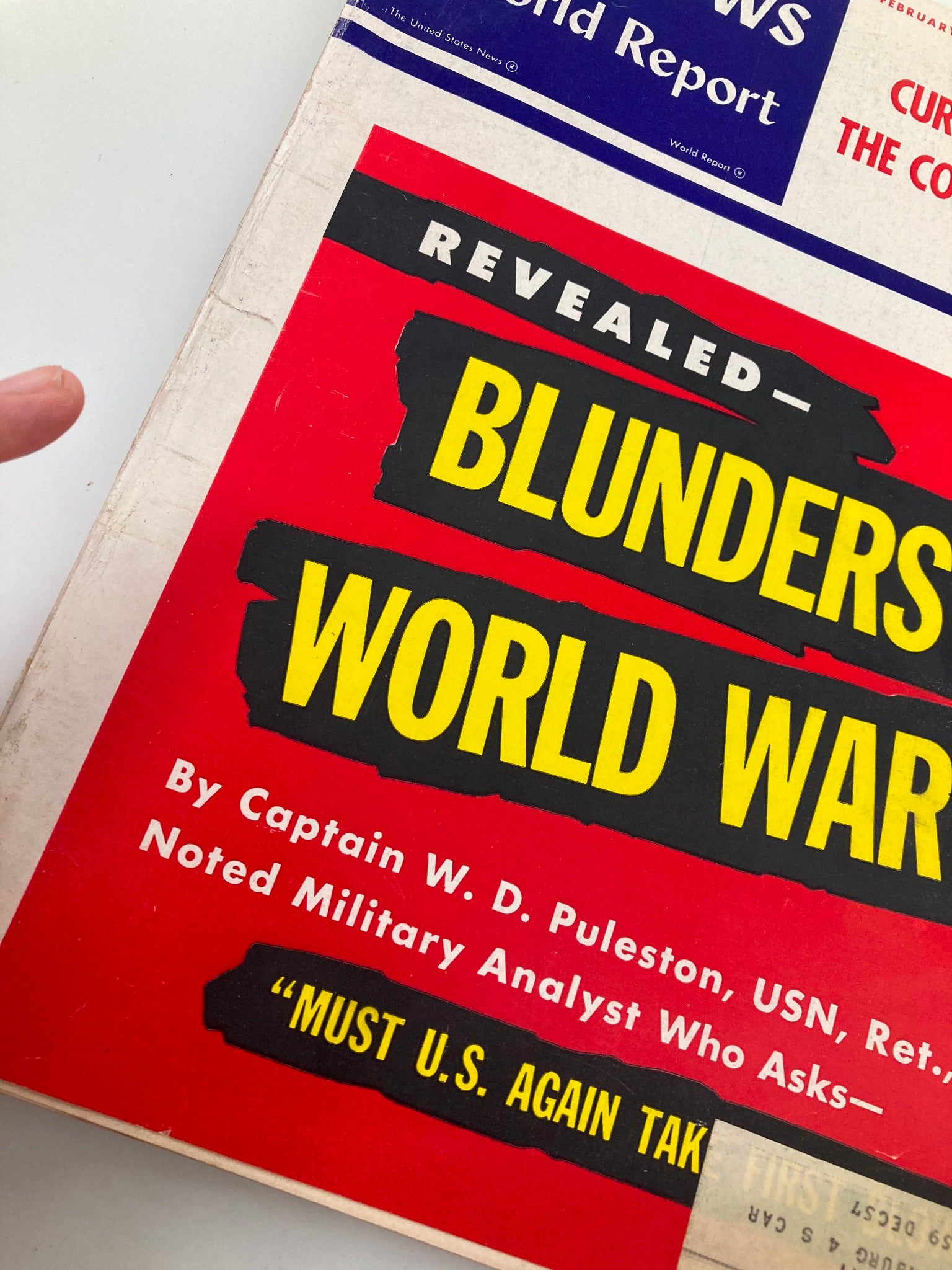 US News & World Report Magazine February 4 1955 Revealed Blunders of World War 2