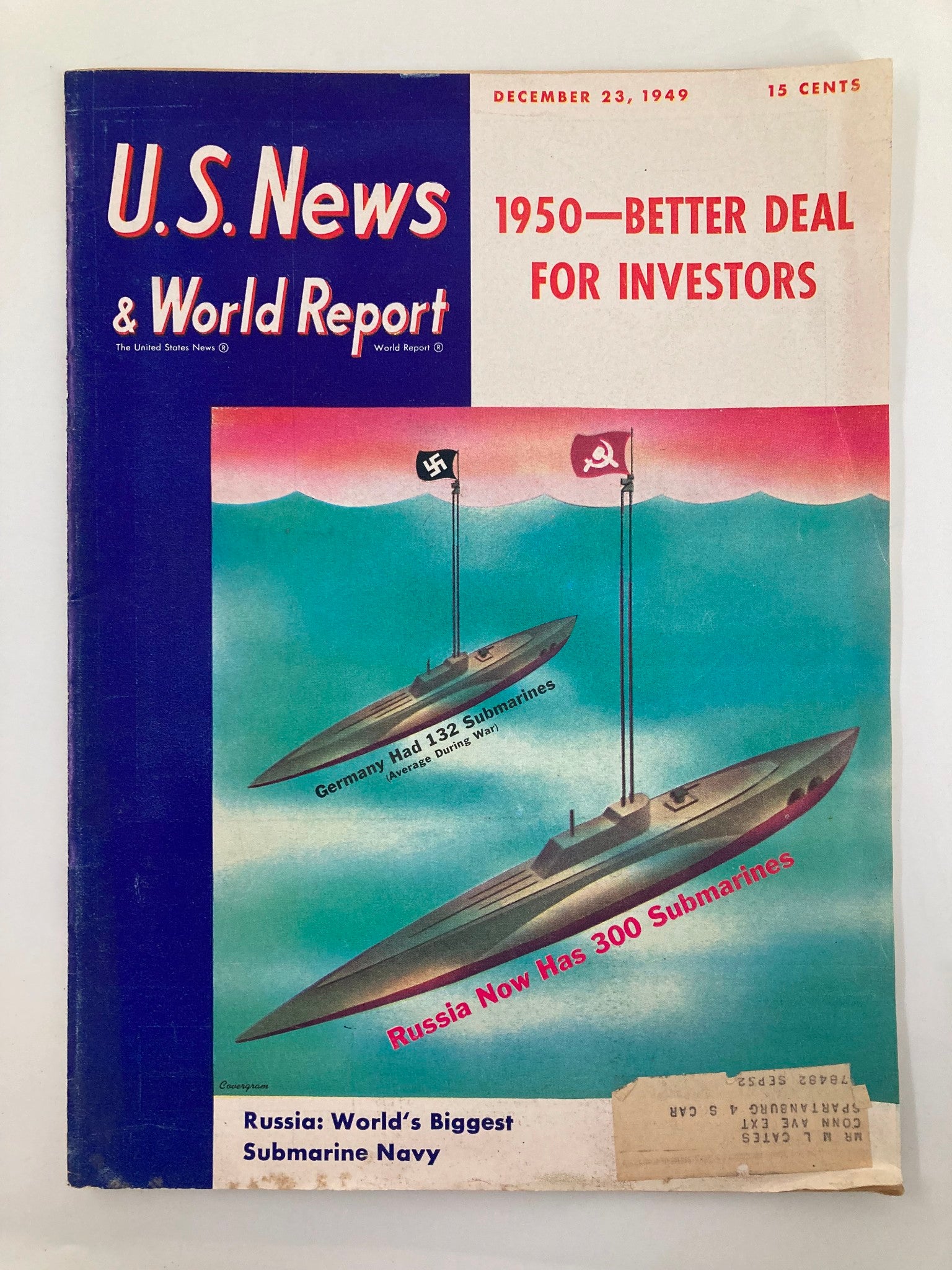 US News & World Report Magazine December 23 1949 World's Biggest Submarine Navy