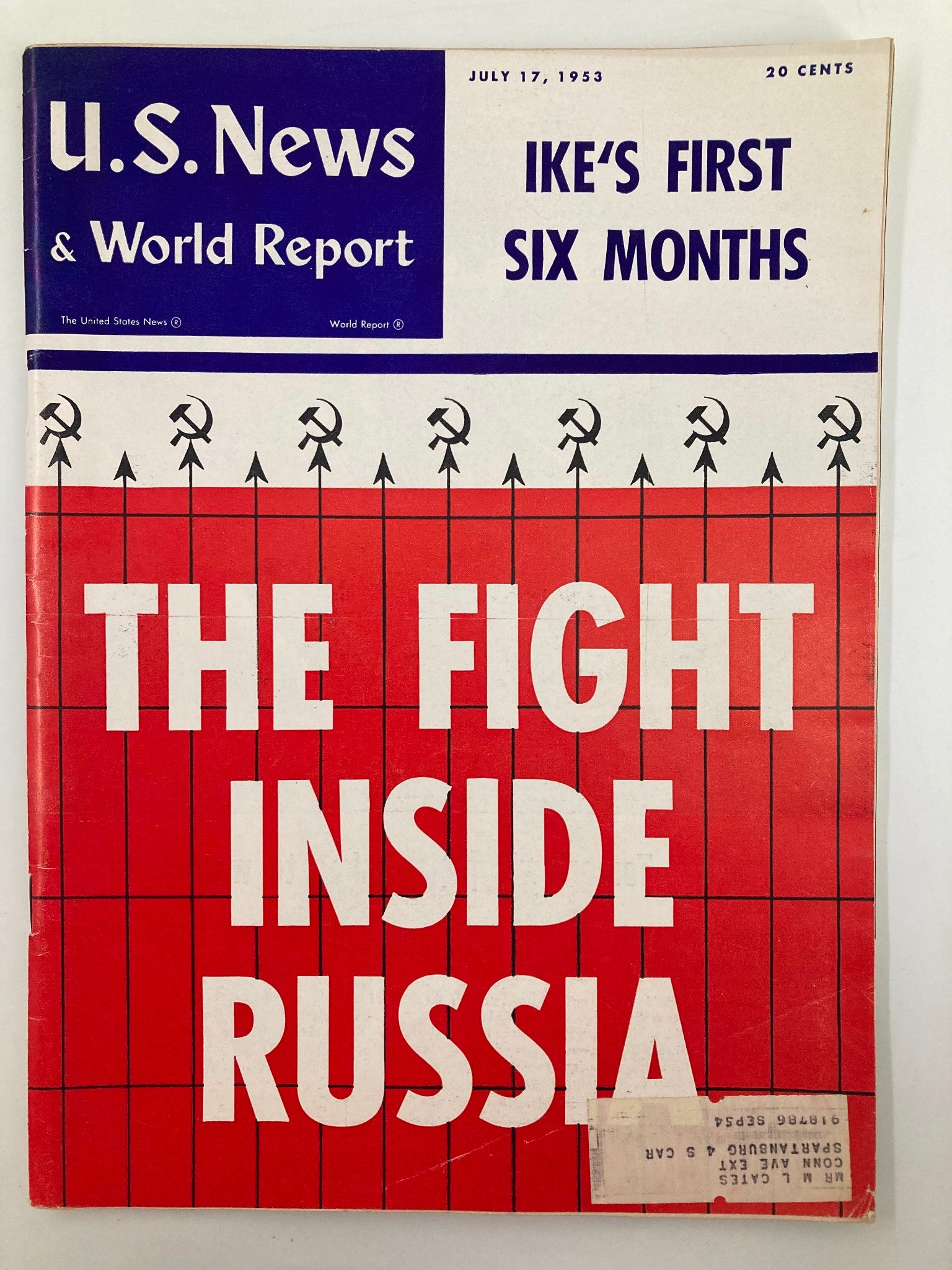 US News & World Report Magazine July 17 1953 The Fight Inside Russia