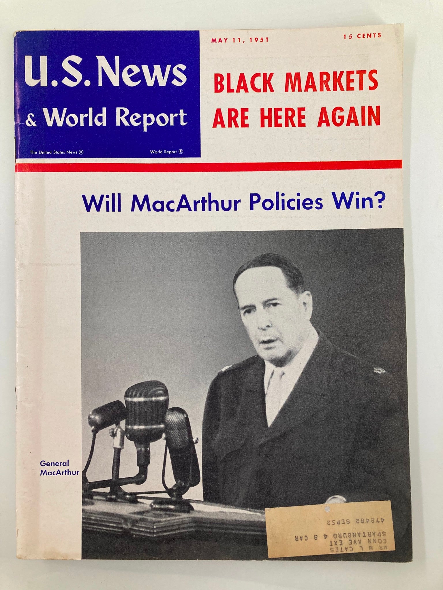 US News & World Report Magazine May 11 1951 Will MacArthur Policies Win?