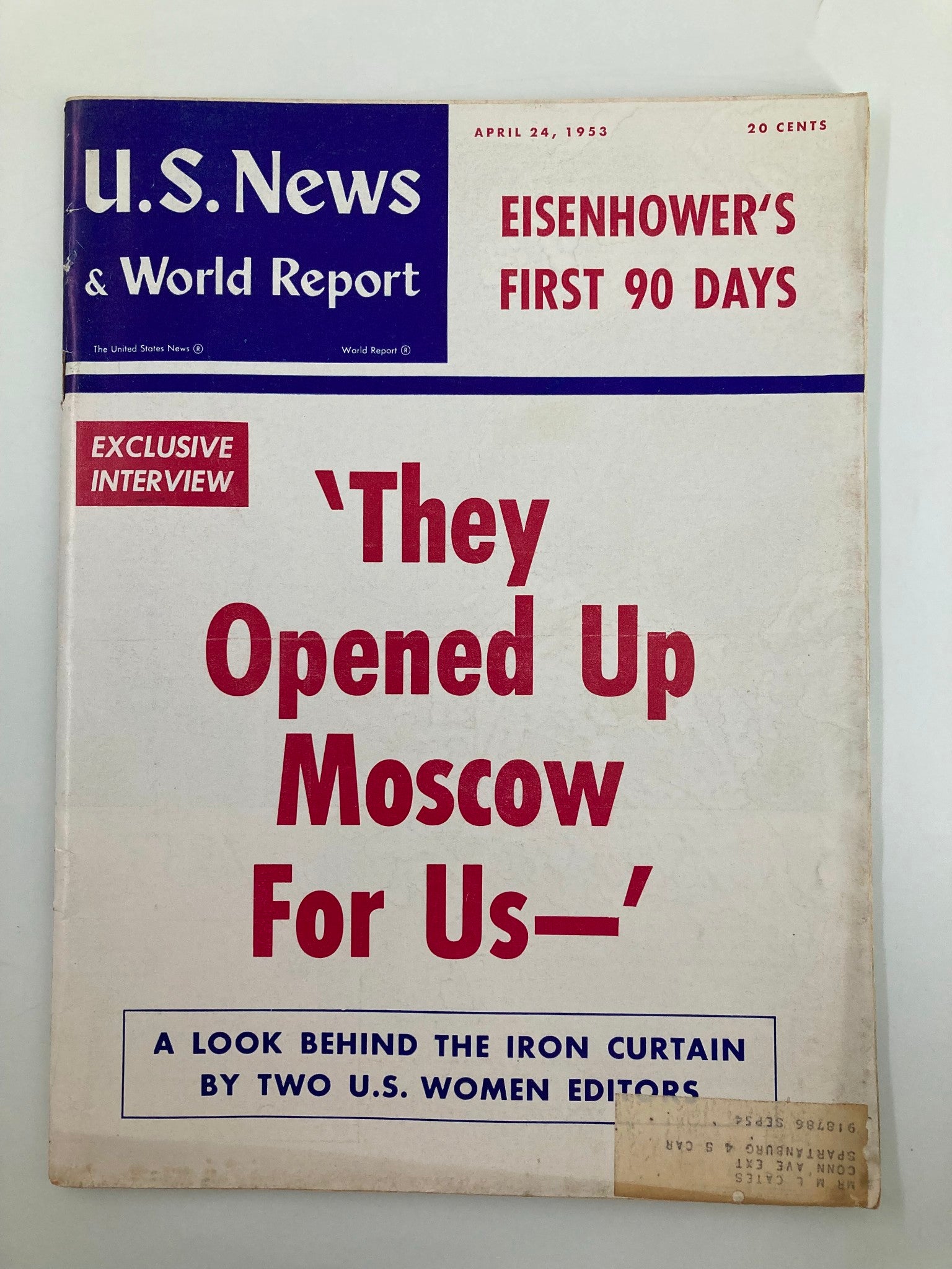 US News & World Report Magazine April 24 1953 The Opened Up Moscow For Us