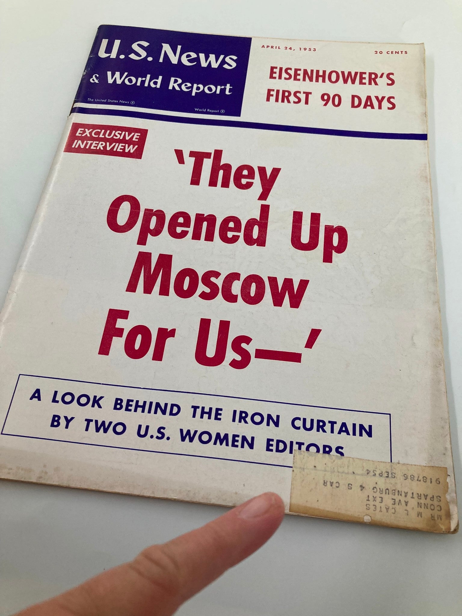 US News & World Report Magazine April 24 1953 The Opened Up Moscow For Us