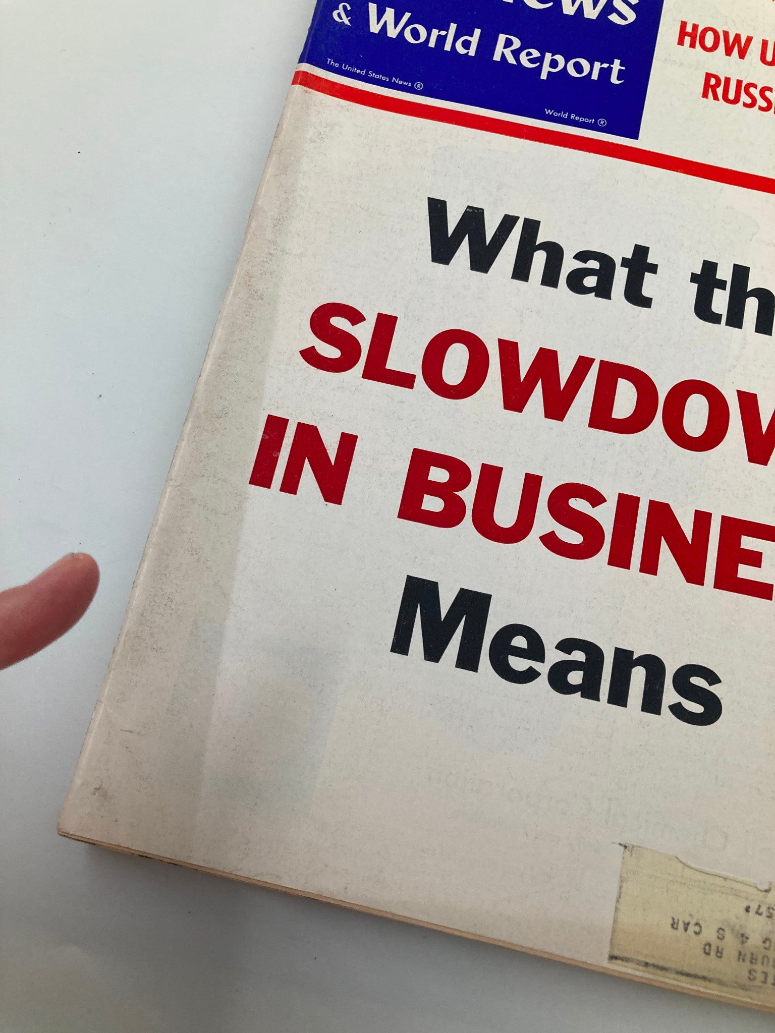 US News & World Report Magazine September 13 1957 Slow Down In Business Means