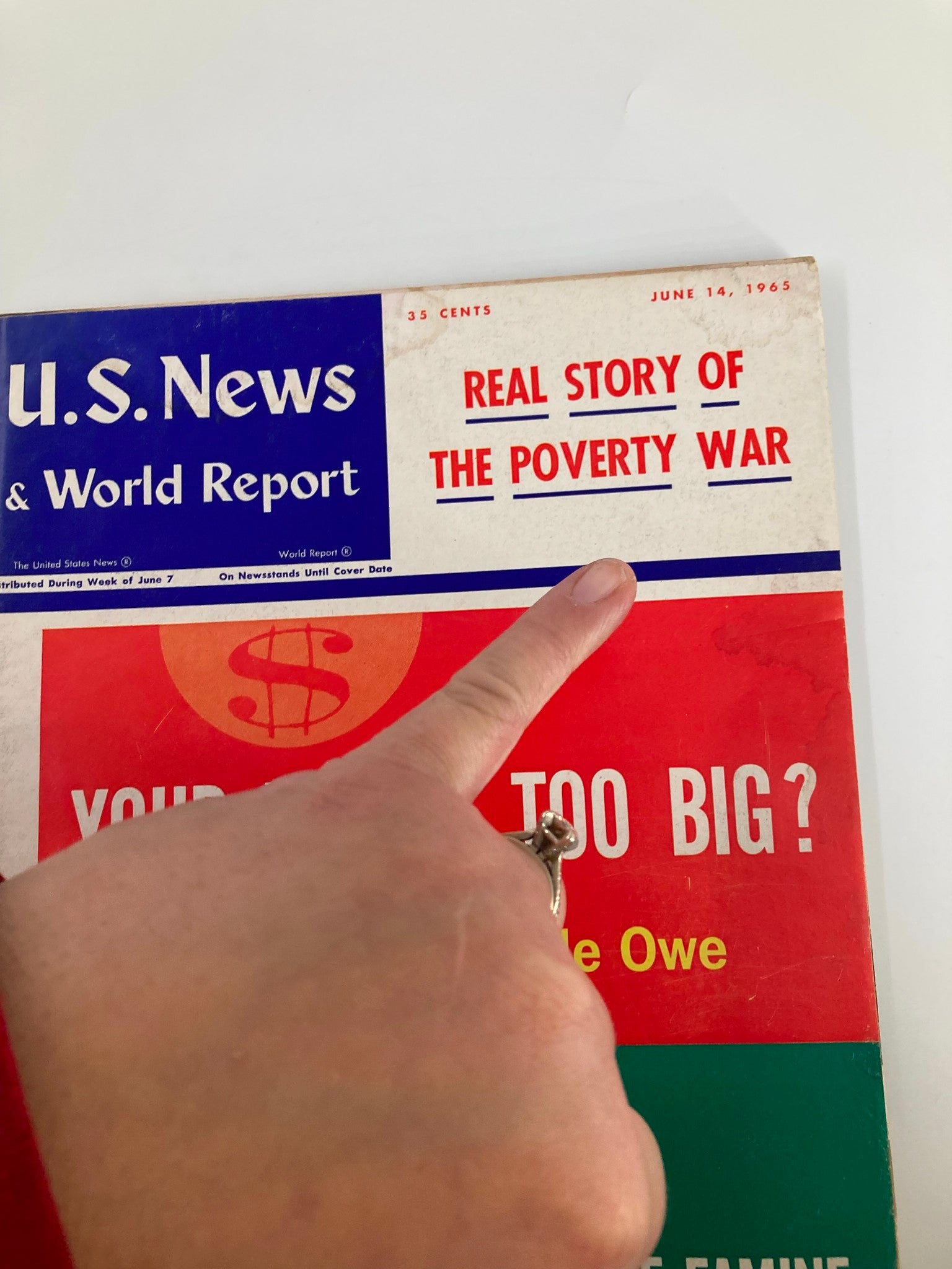 US News & World Report Magazine June 14 1965 Real Story of The Poverty War