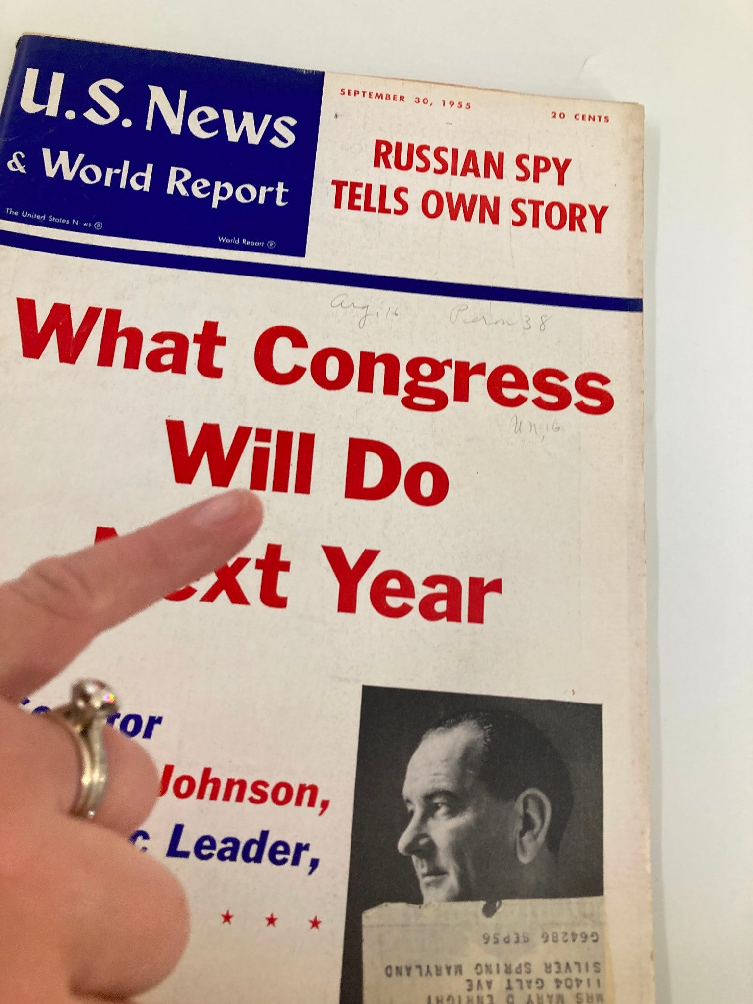 US News & World Report Magazine September 30 1955 Russian Spy Tells Own Story