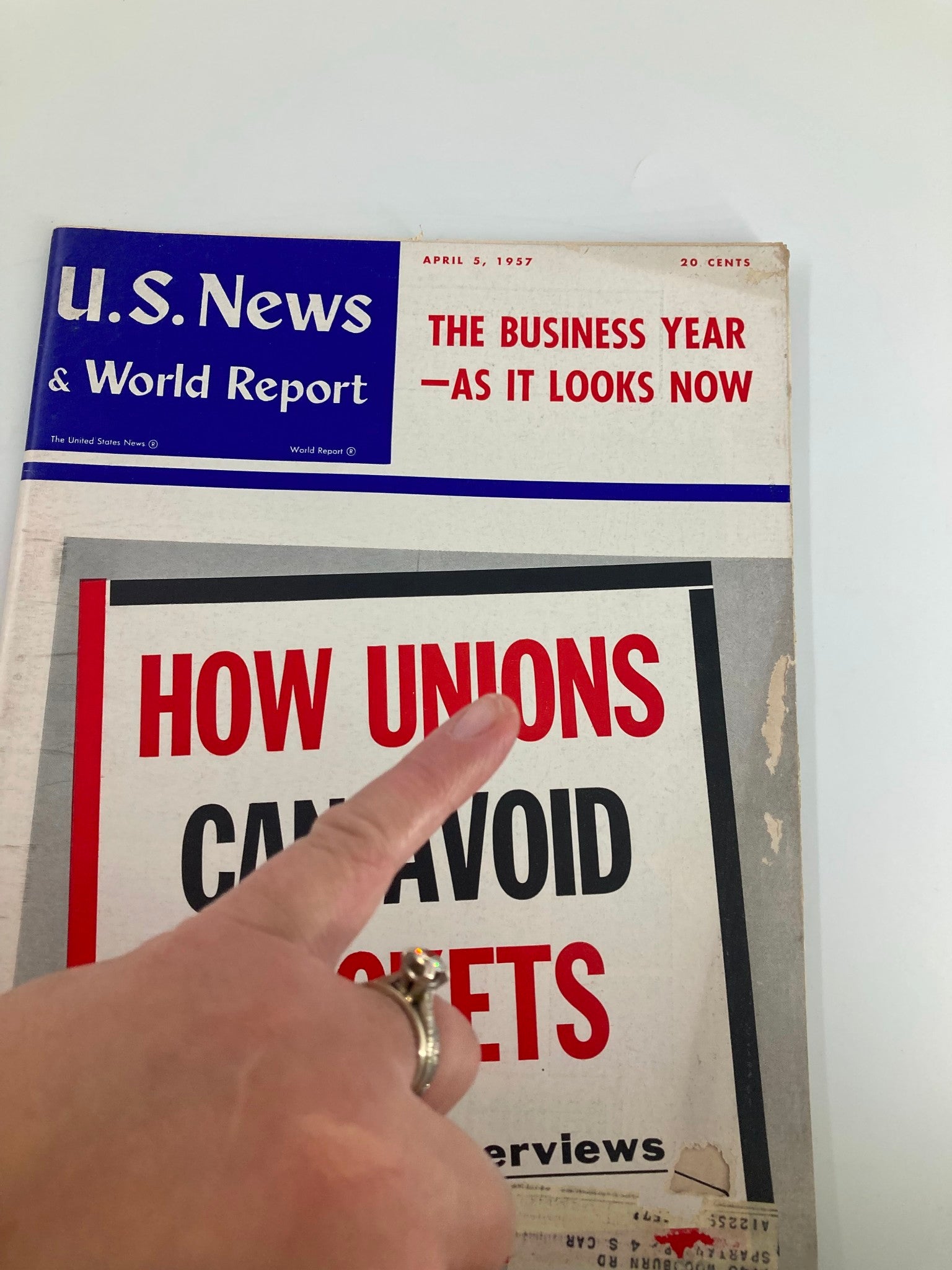 US News & World Report Magazine April 5 1957 How Unions Can Avoid Rackets