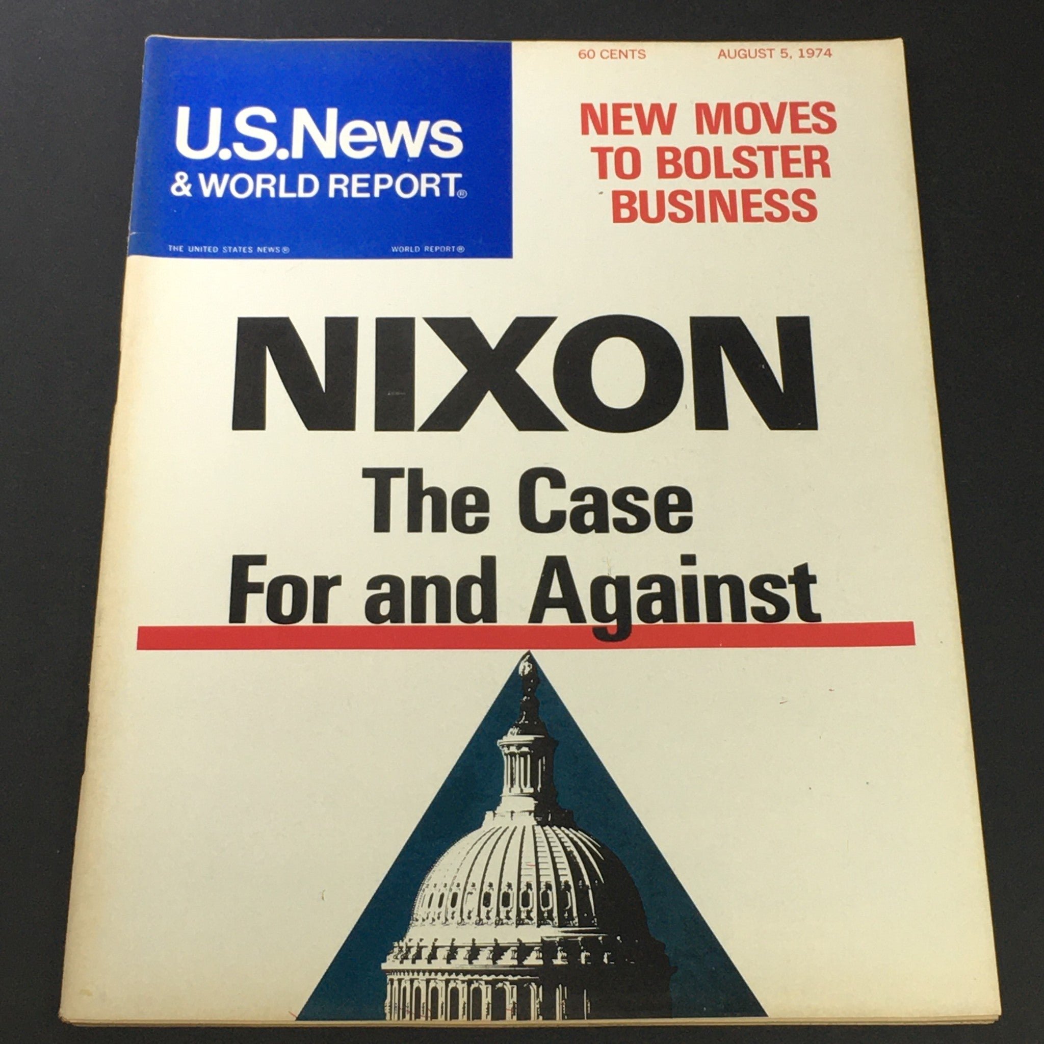 VTG U.S. News & World Report August 5 1974 - Richard Nixon The Case / Newsstand