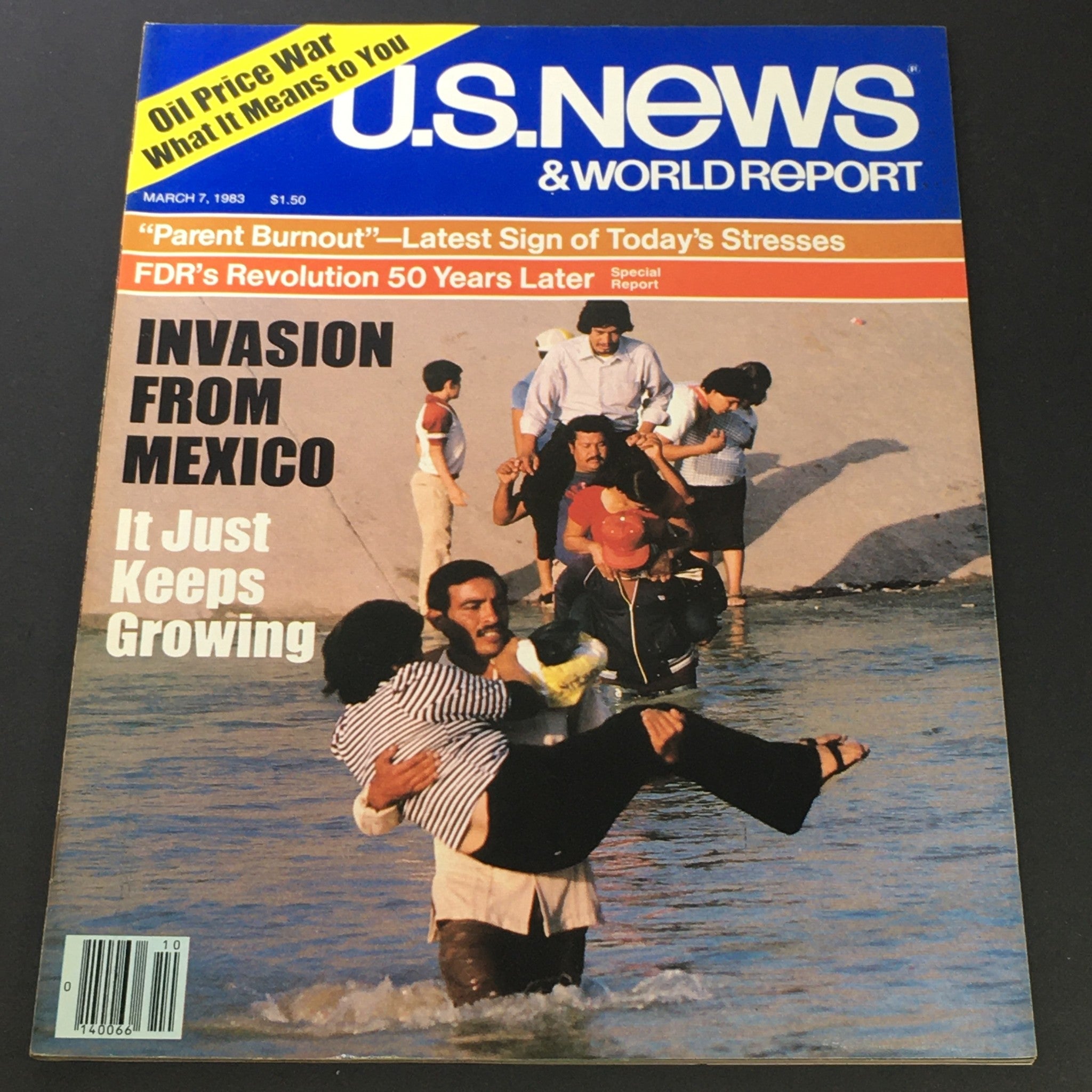 VTG U.S. News & World Report March 7 1983 - Oil Price War / Invasion From Mexico