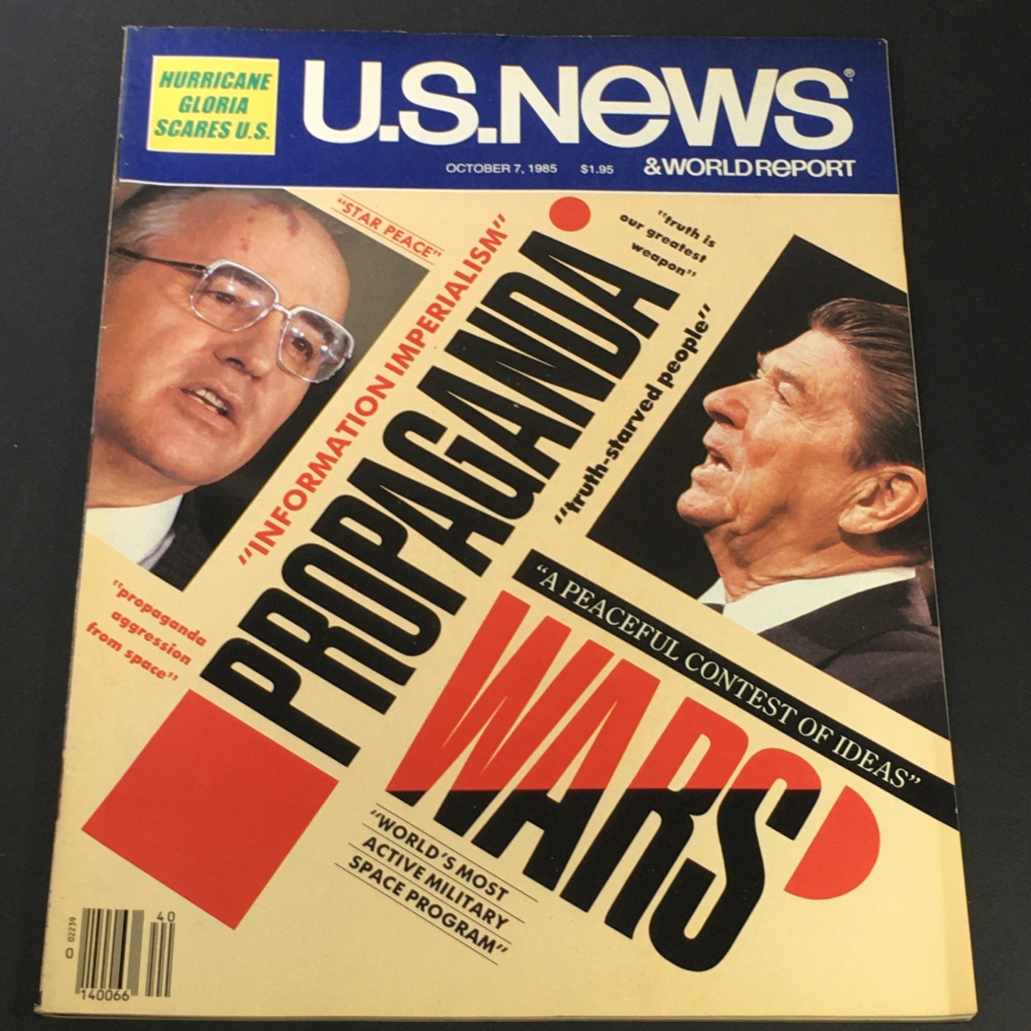 VTG U.S. News & World Report October 7 1985 - Gerald Ford / Mikhail Gorbachev