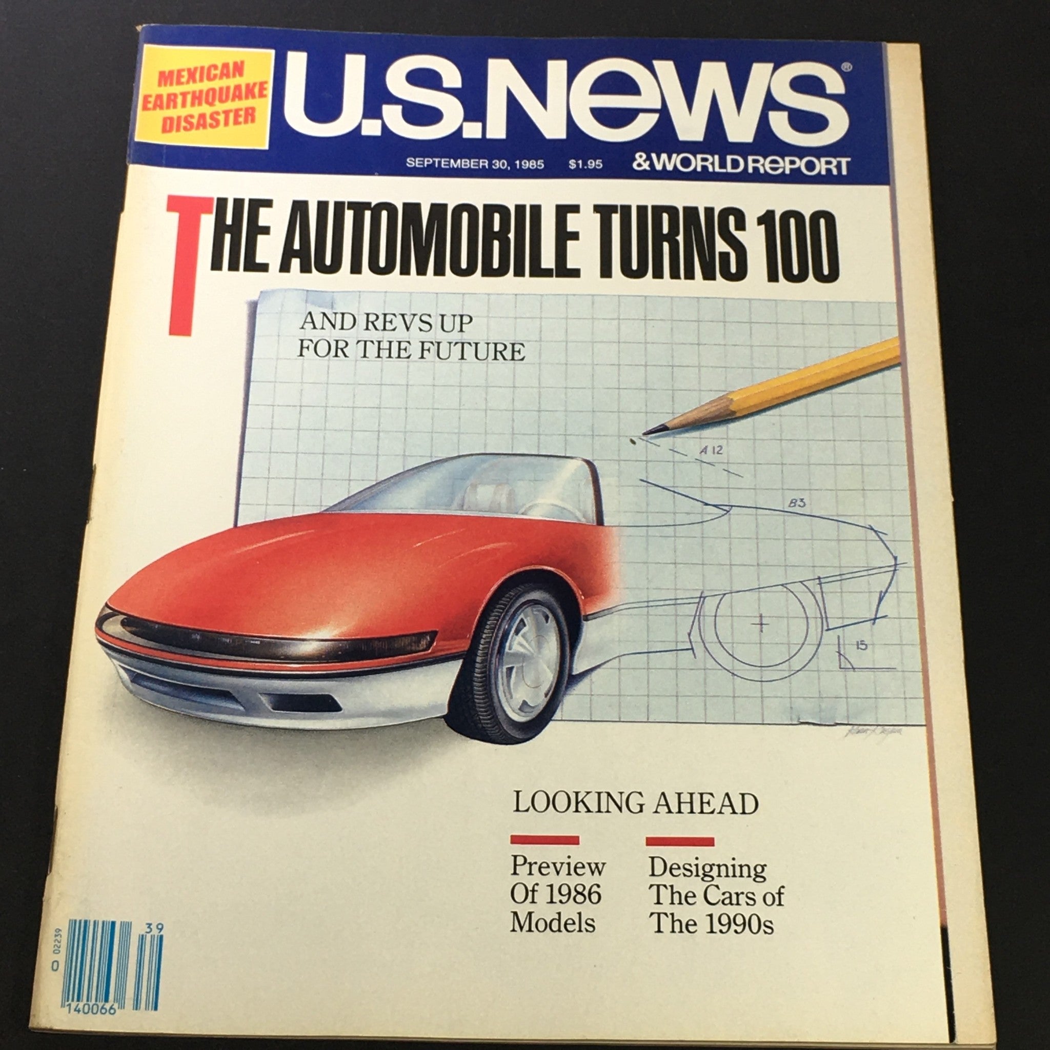 VTG U.S. News & World Report September 30 1985 - The Automobile Turns 100