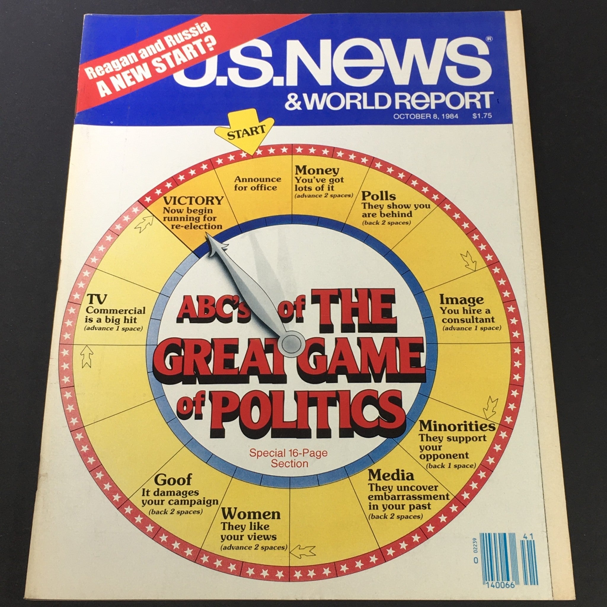 VTG U.S. News & World Report October 8 1984 - Ronald Reagan & Russia A New Start