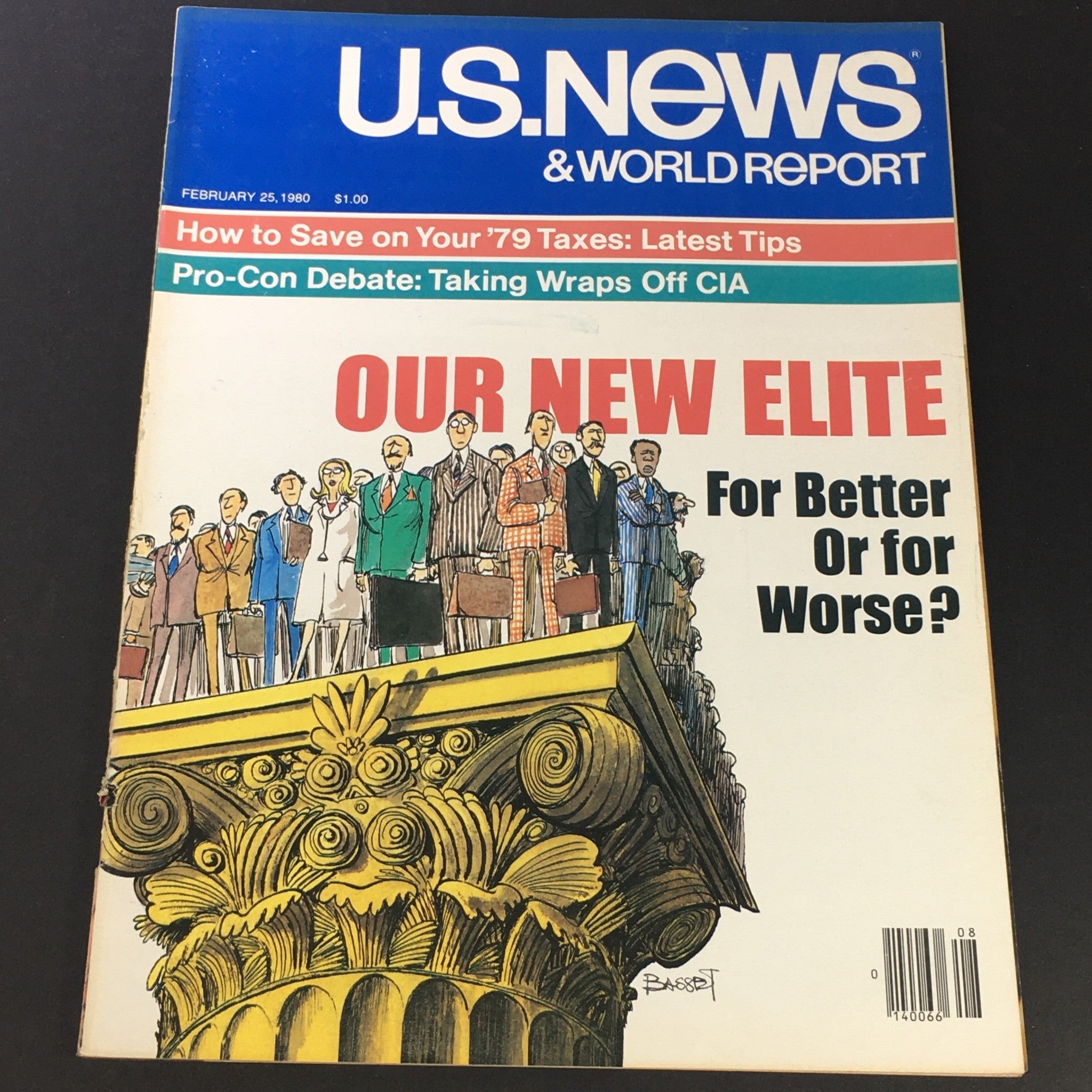 VTG U.S. News & World Report February 25 1980 - Pro-Con Debate / Our New Elite