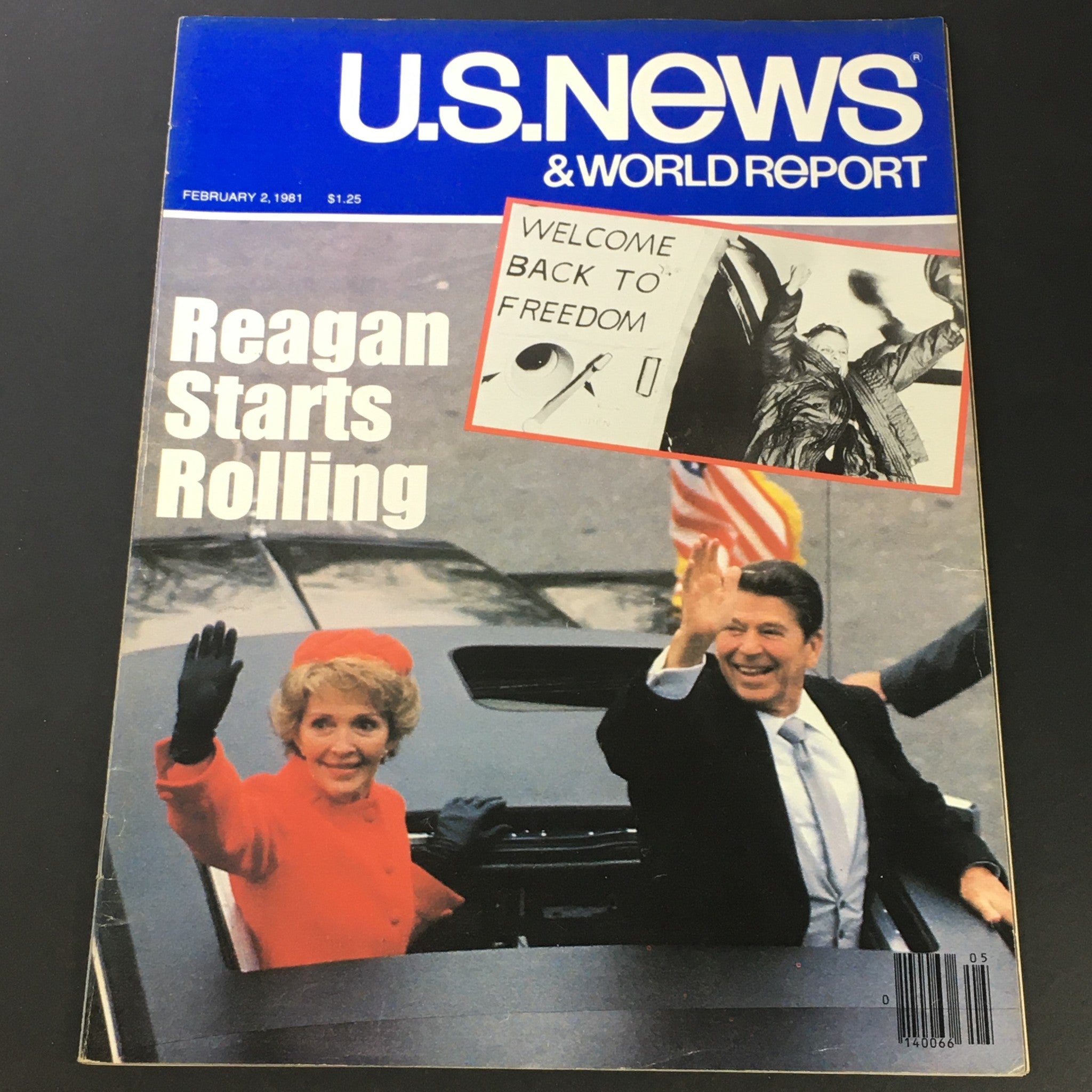 VTG US News & World Report February 2 1981 - Ronald Reagan & Nancy Reagan