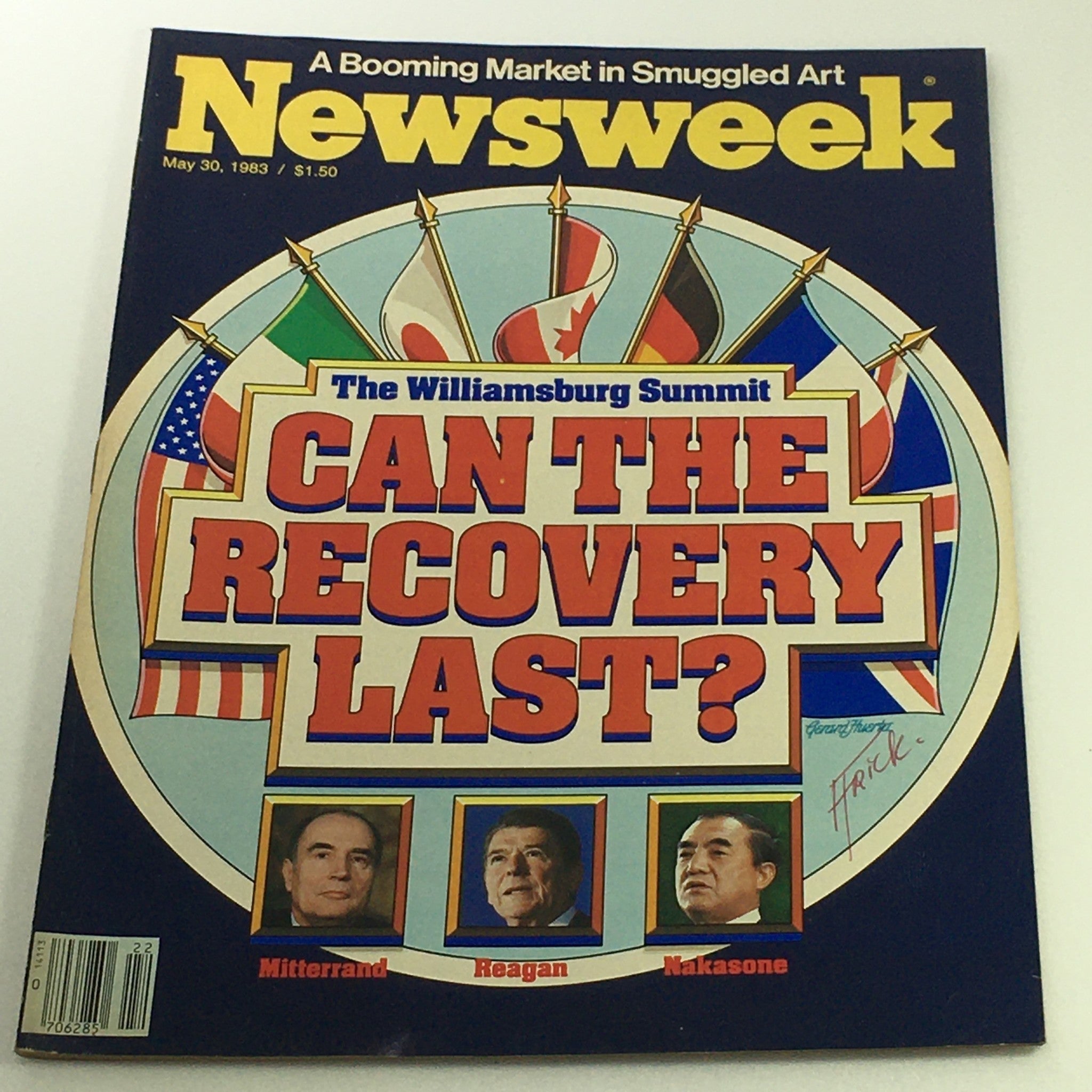 VTG Newsweek Magazine May 30 1983 - François Mitterrand / Ronald Reagan