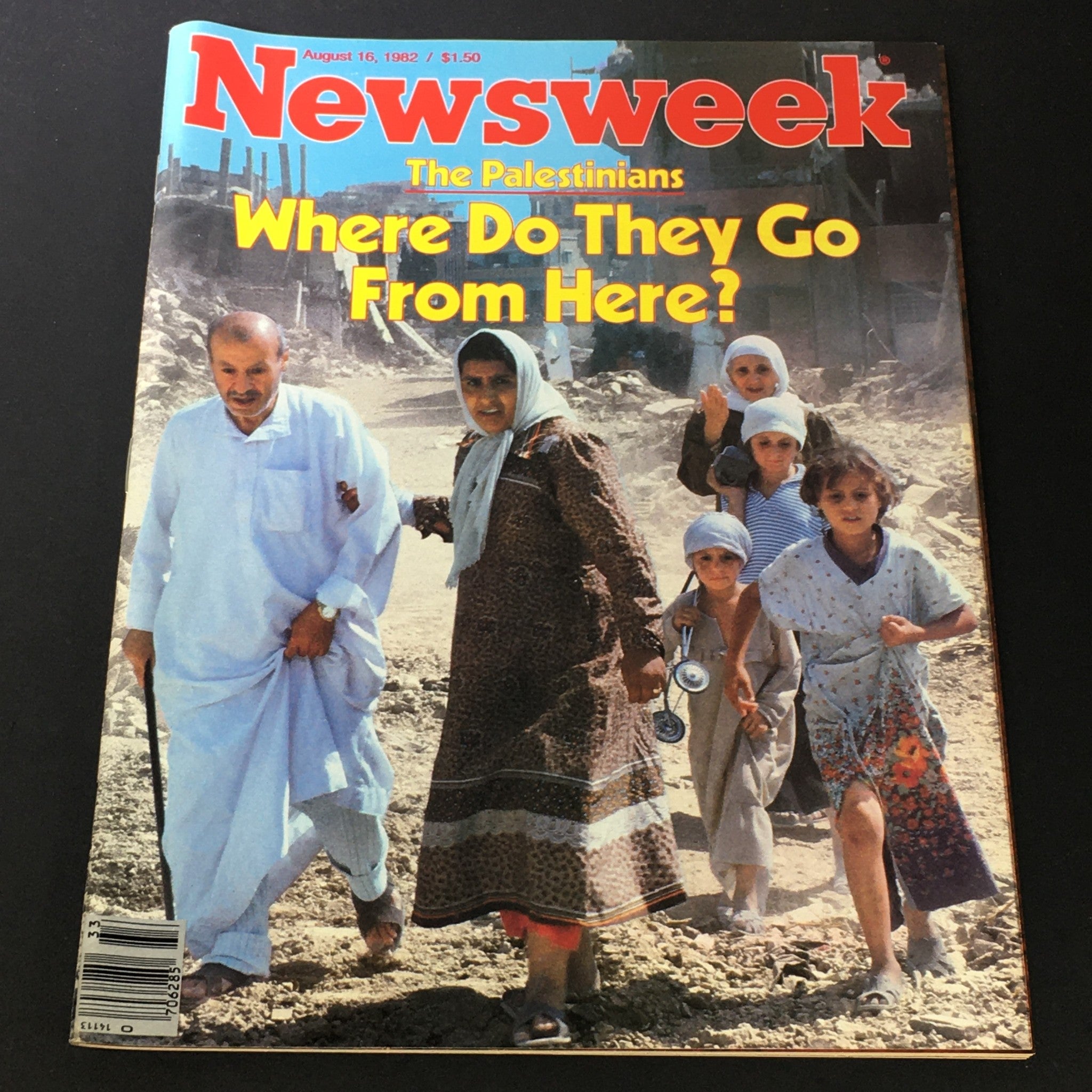 VTG Newsweek Magazine August 16 1982 - The Palestinians, Where Do They Go