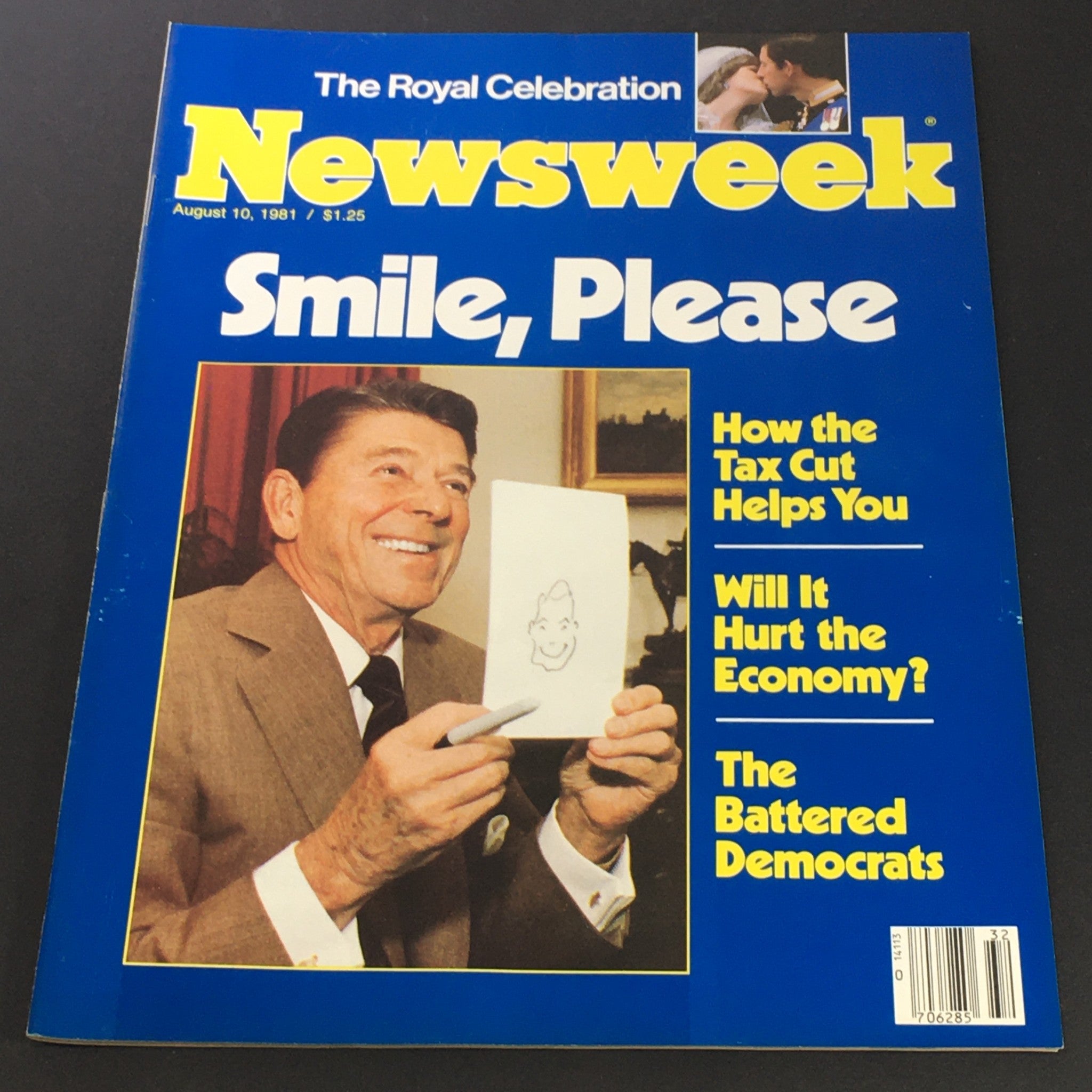 VTG Newsweek Magazine August 10 1981 - Ronald Reagan / The Battered Democrats