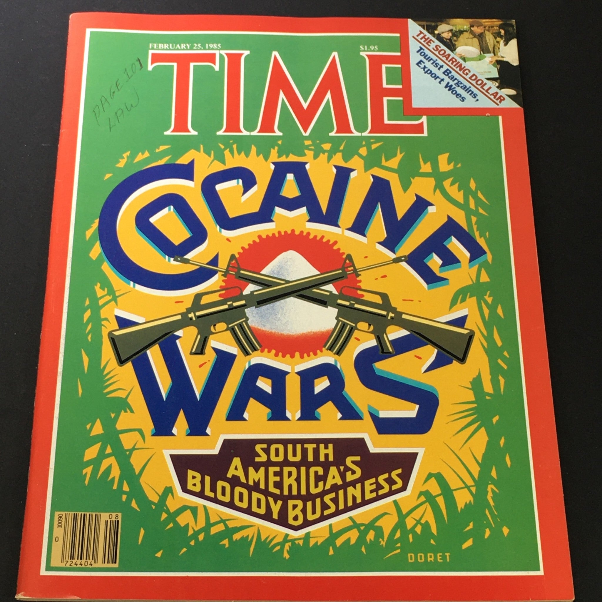 VTG Time Magazine February 25 1985 - South America's Bloody Cocaine Business