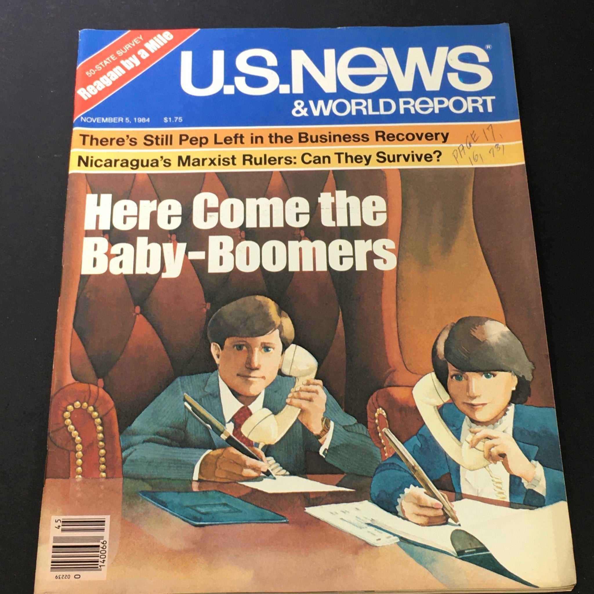 VTG US News & World Report November 5 1984 - Here Come the Baby-Boomers