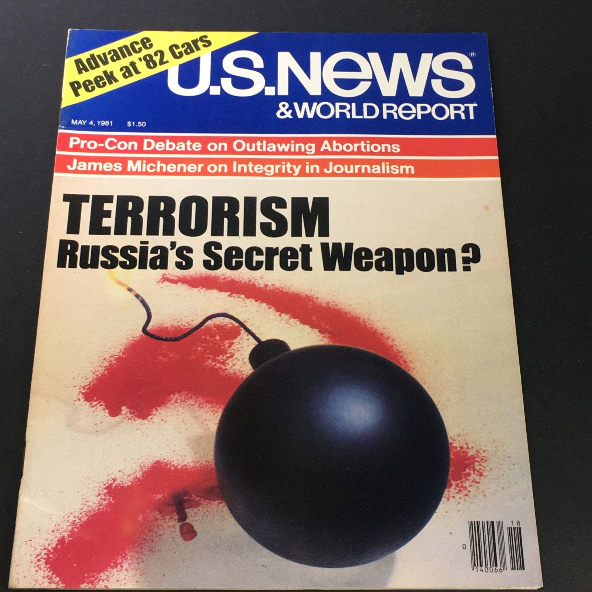 VTG US News & World Report May 14 1981 - Terrorism, Russia's Secret Weapon?