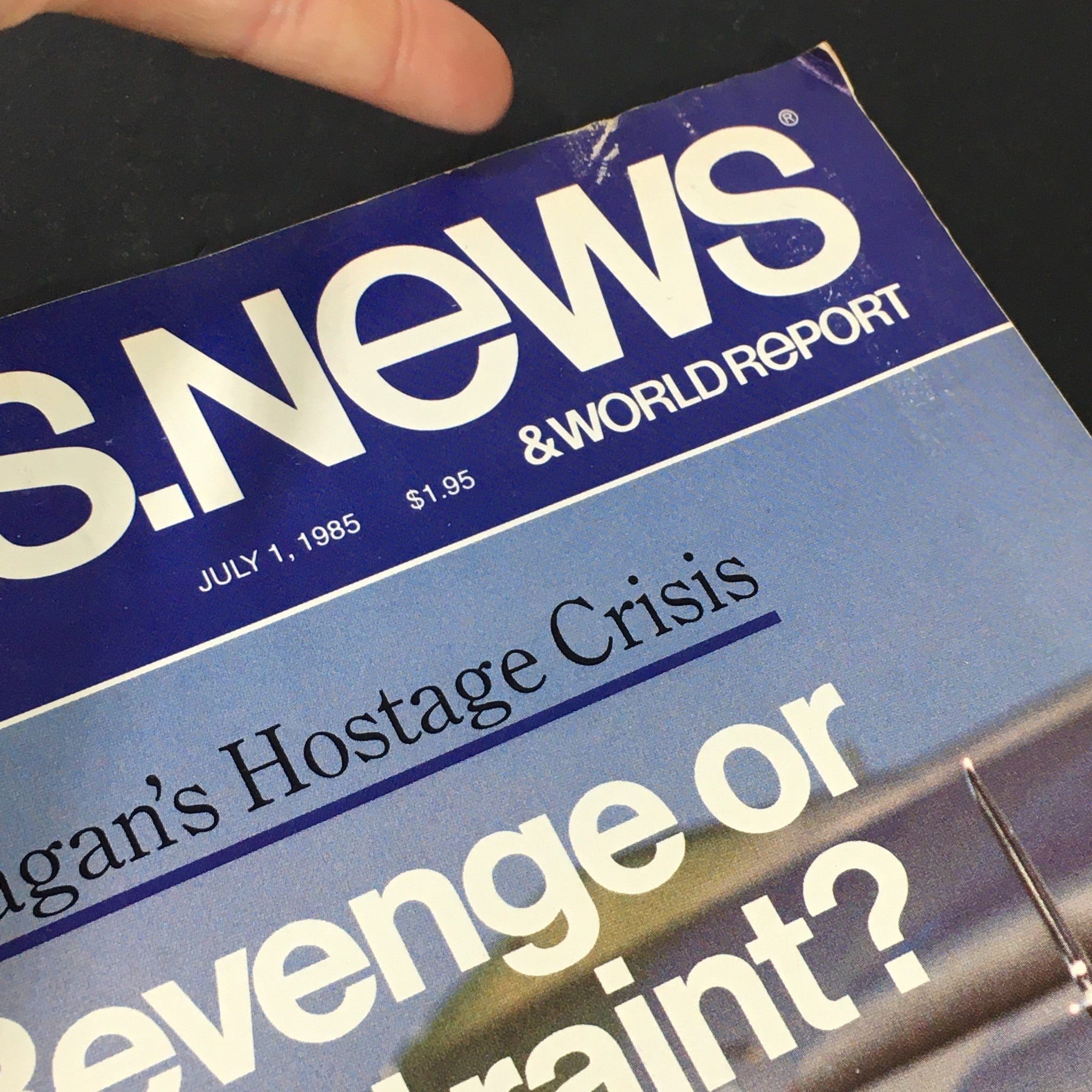 VTG US News & World Report July 1 1985 - Ronald Reagan's Hostage Crisis