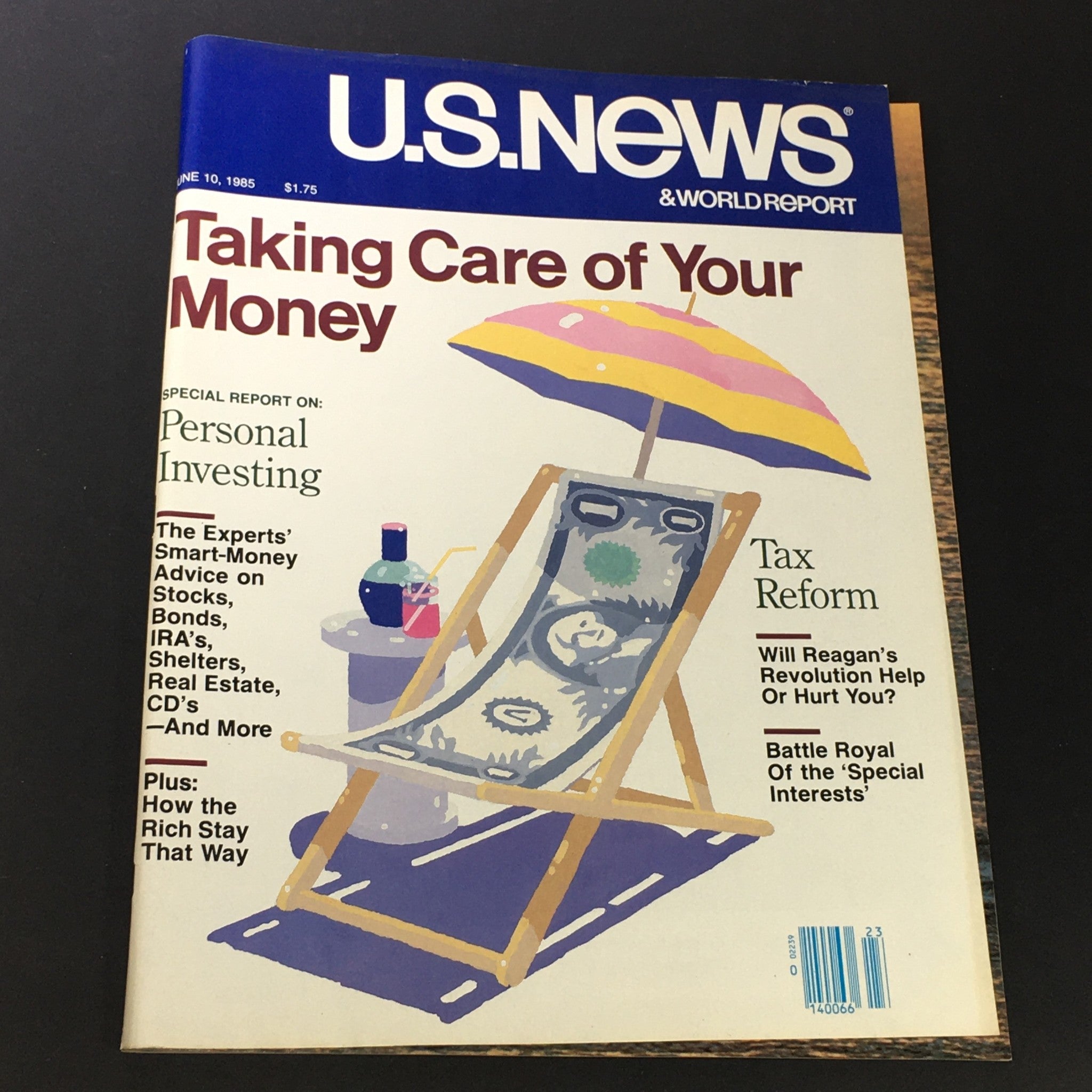 VTG US News & World Report June 10 1985 - Taking Care of Your Money / Investment