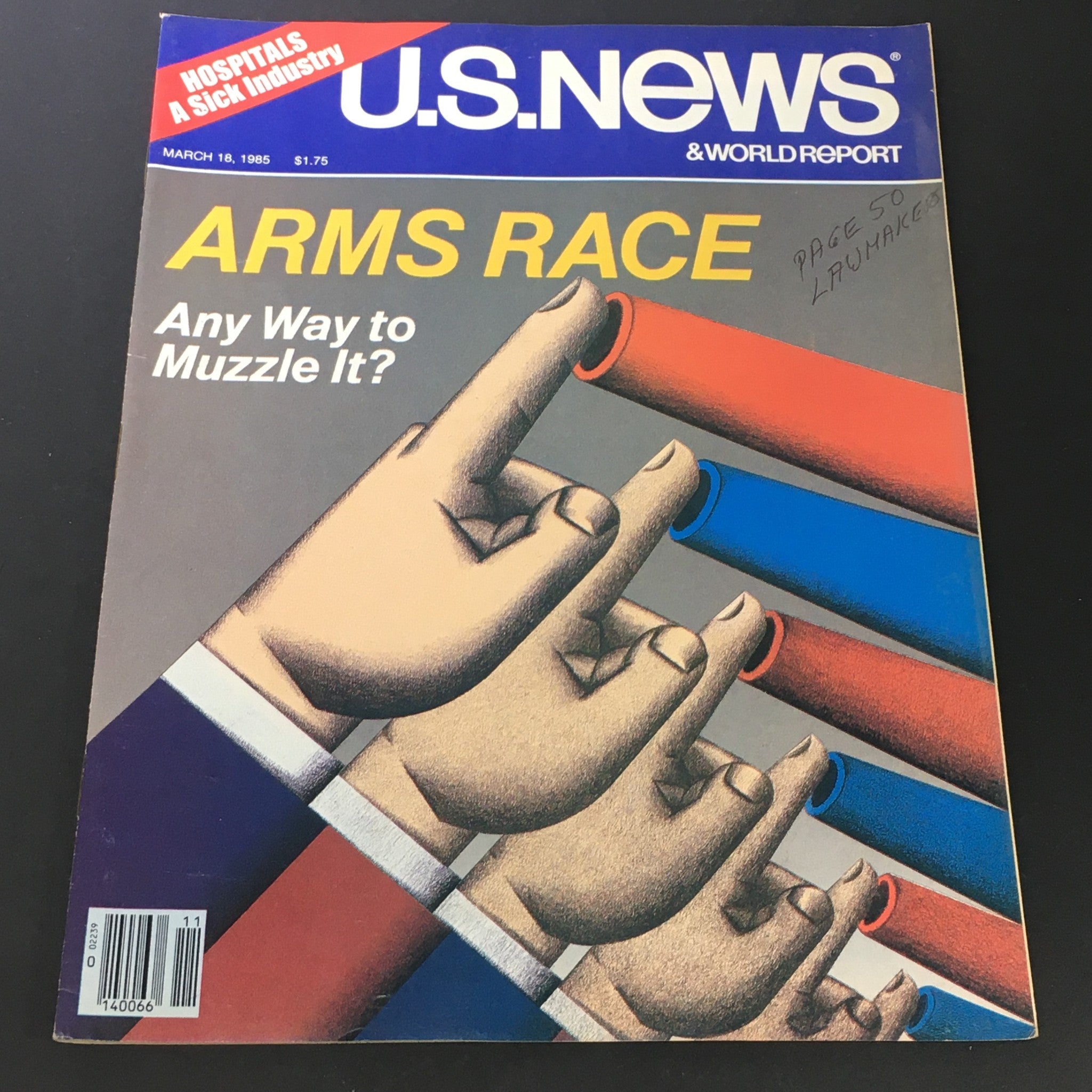 VTG US News & World Report March 18 1985 - Arms Way / Hospitals A Sick Industry