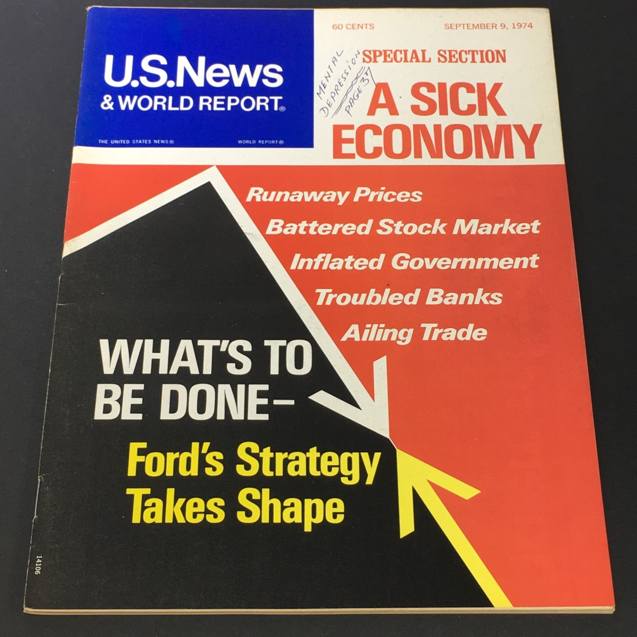 VTG US News & World Report September 9 1974 - Gerald Ford's Strategy Takes Shape