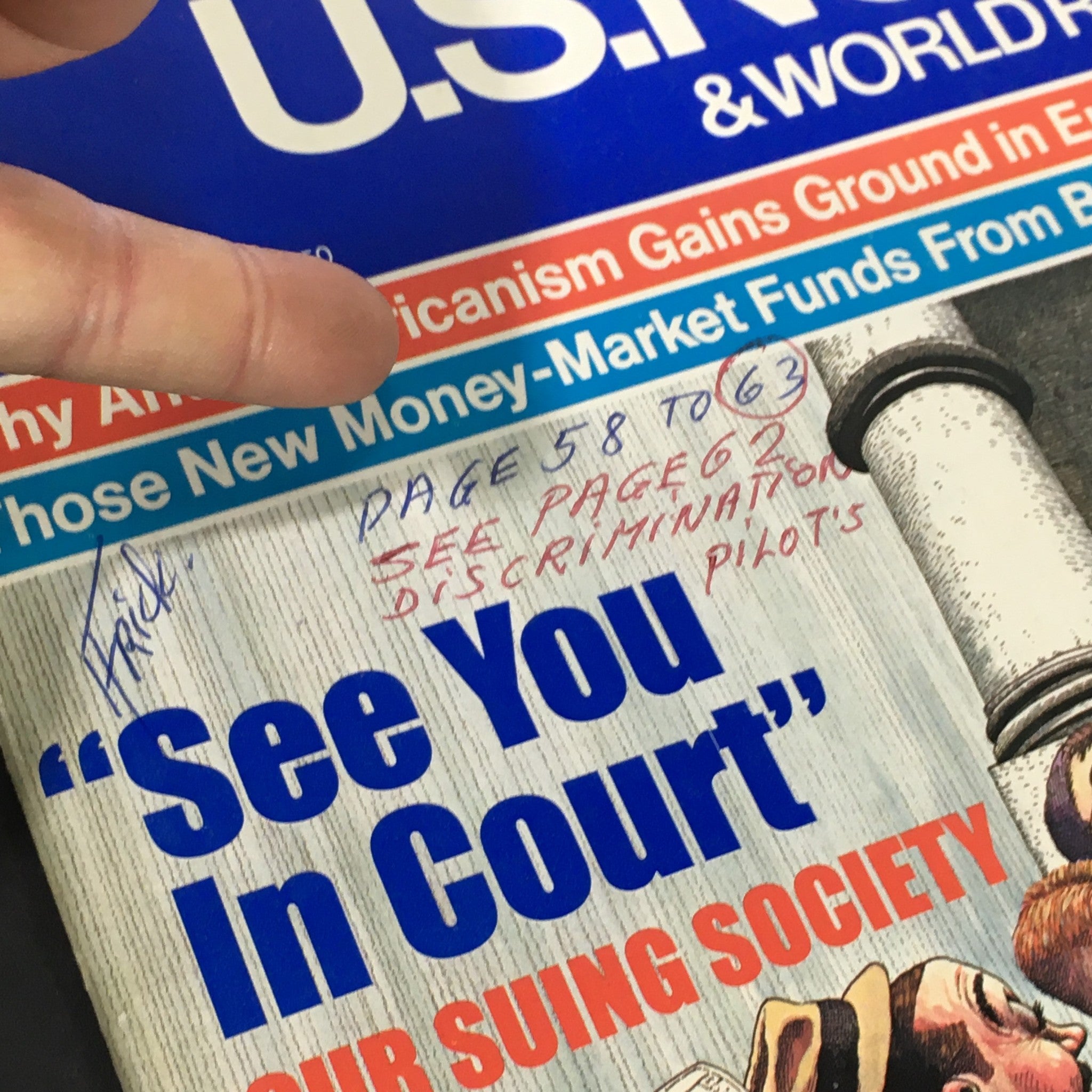 VTG US News & World Report December 20 1982 - See You In Court / Suing Society