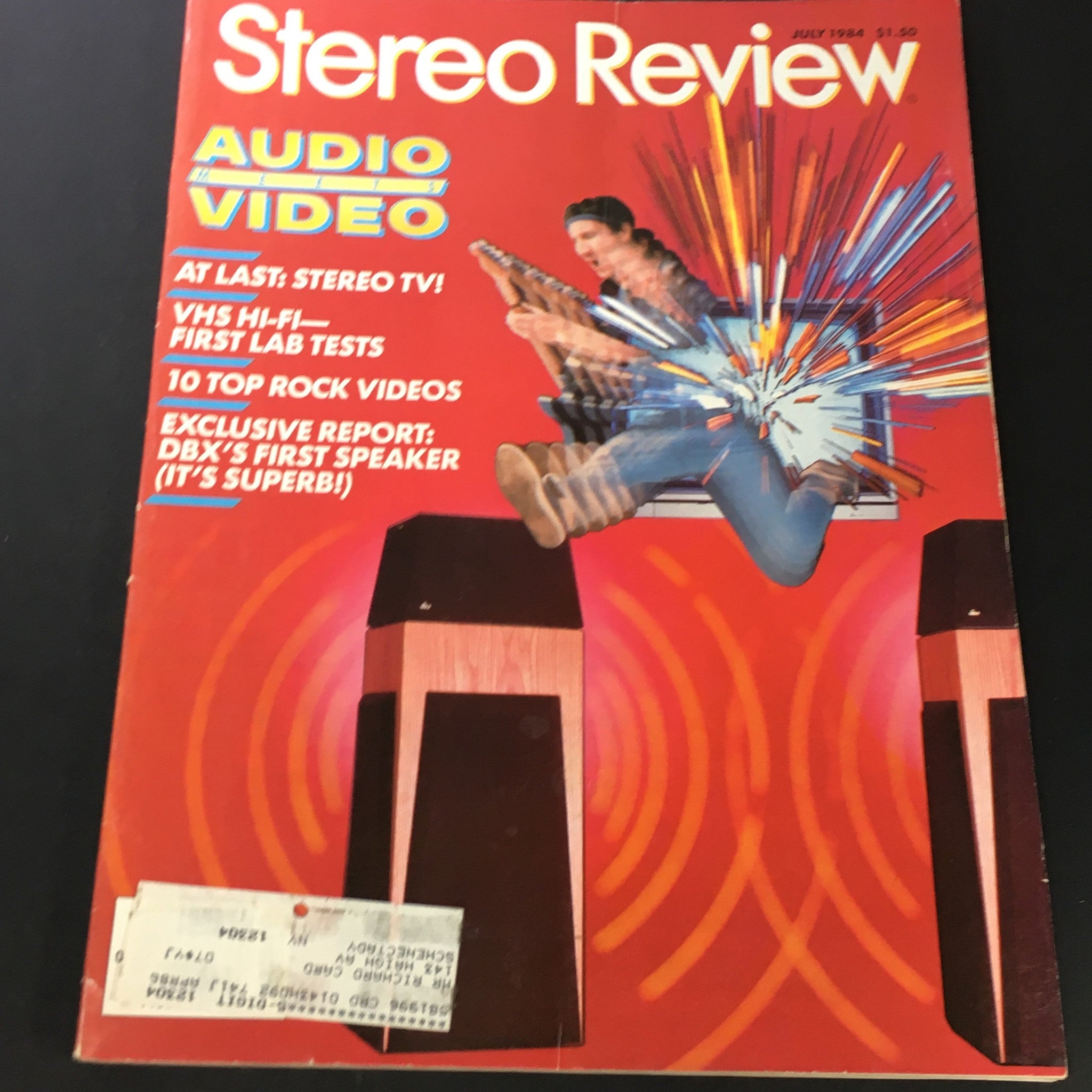 VTG Stereo Review Music Magazine July 1984 - Exclusive DBX'S First Speaker