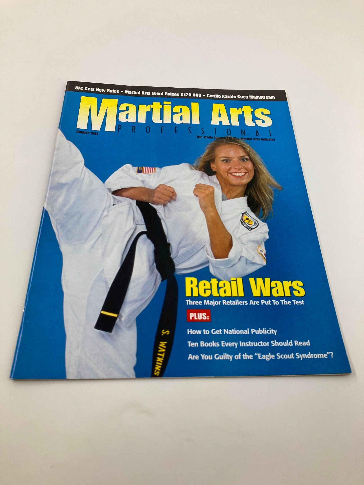 Martial Arts Professional August 1997 Black Belt Shelly Watkins No Label