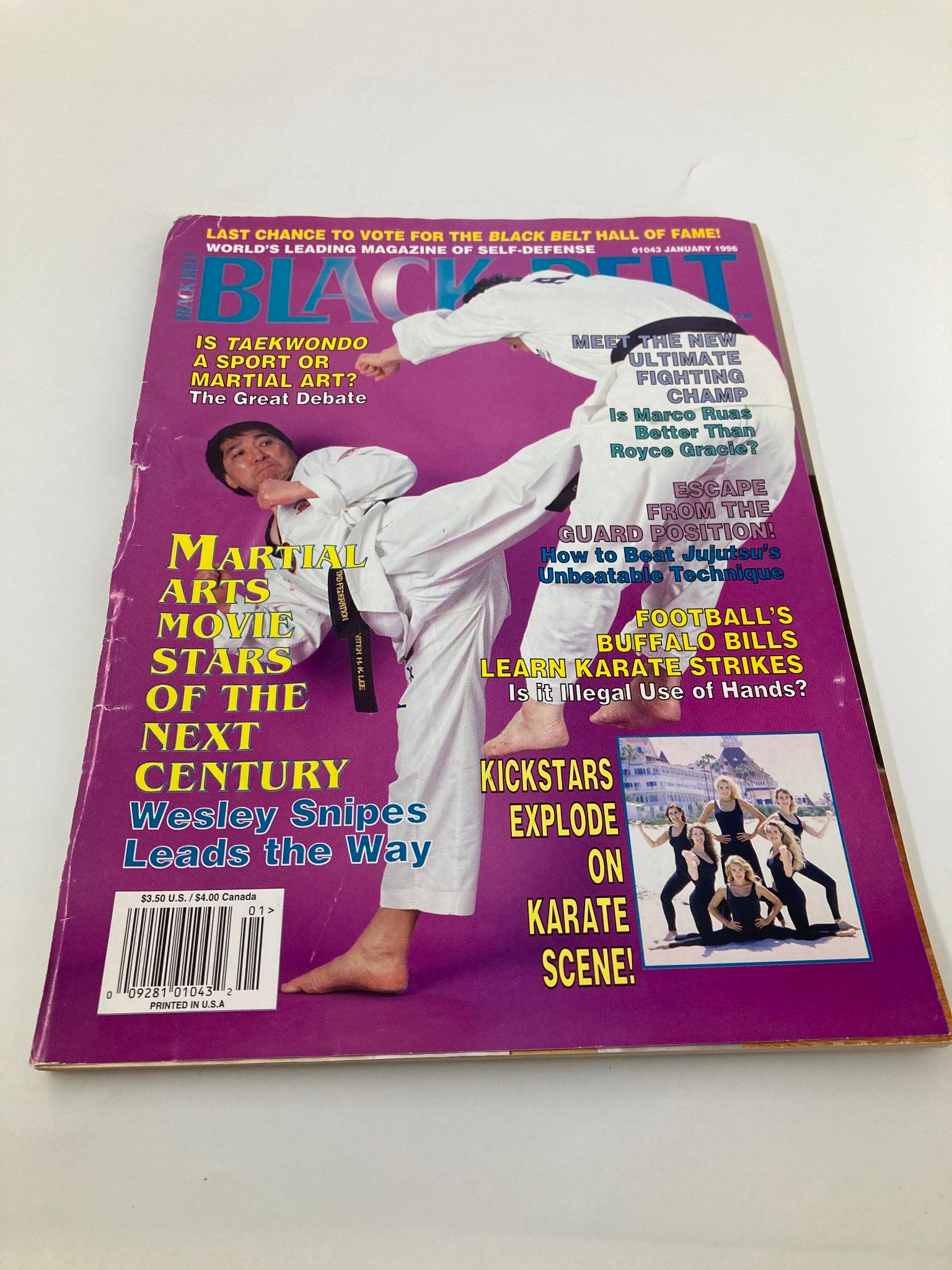 Black Belt Magazine January 1996 Virginia Based Instructor HK Lee No Label