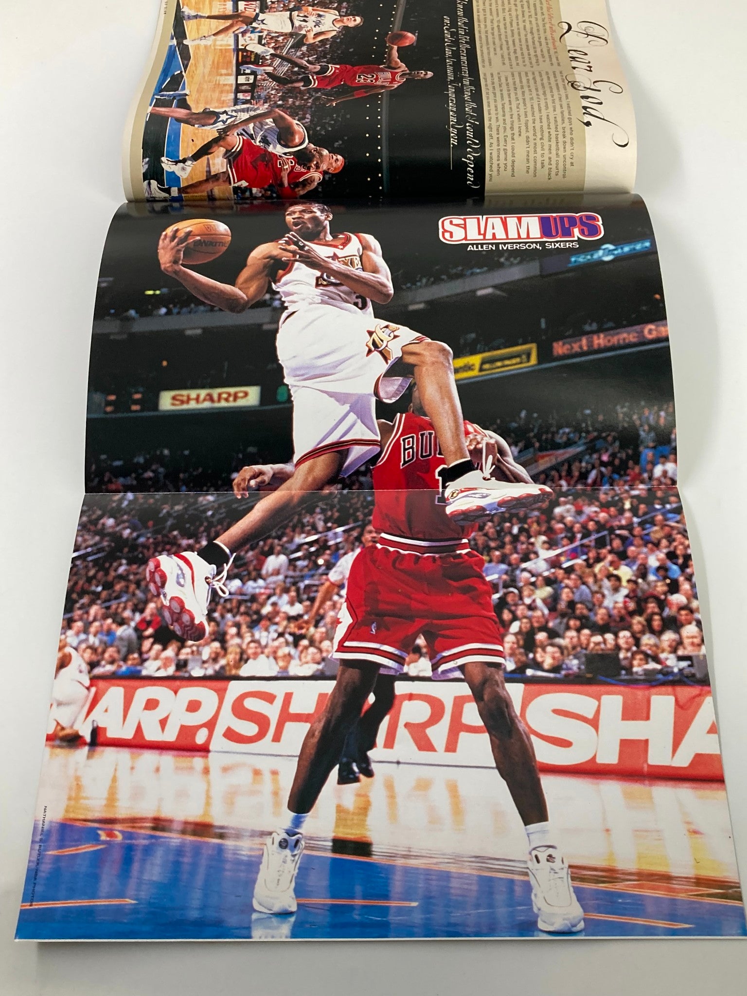 Slam Magazine August 1998 #27 Michael Jordan Story That Matter w Poster No Label