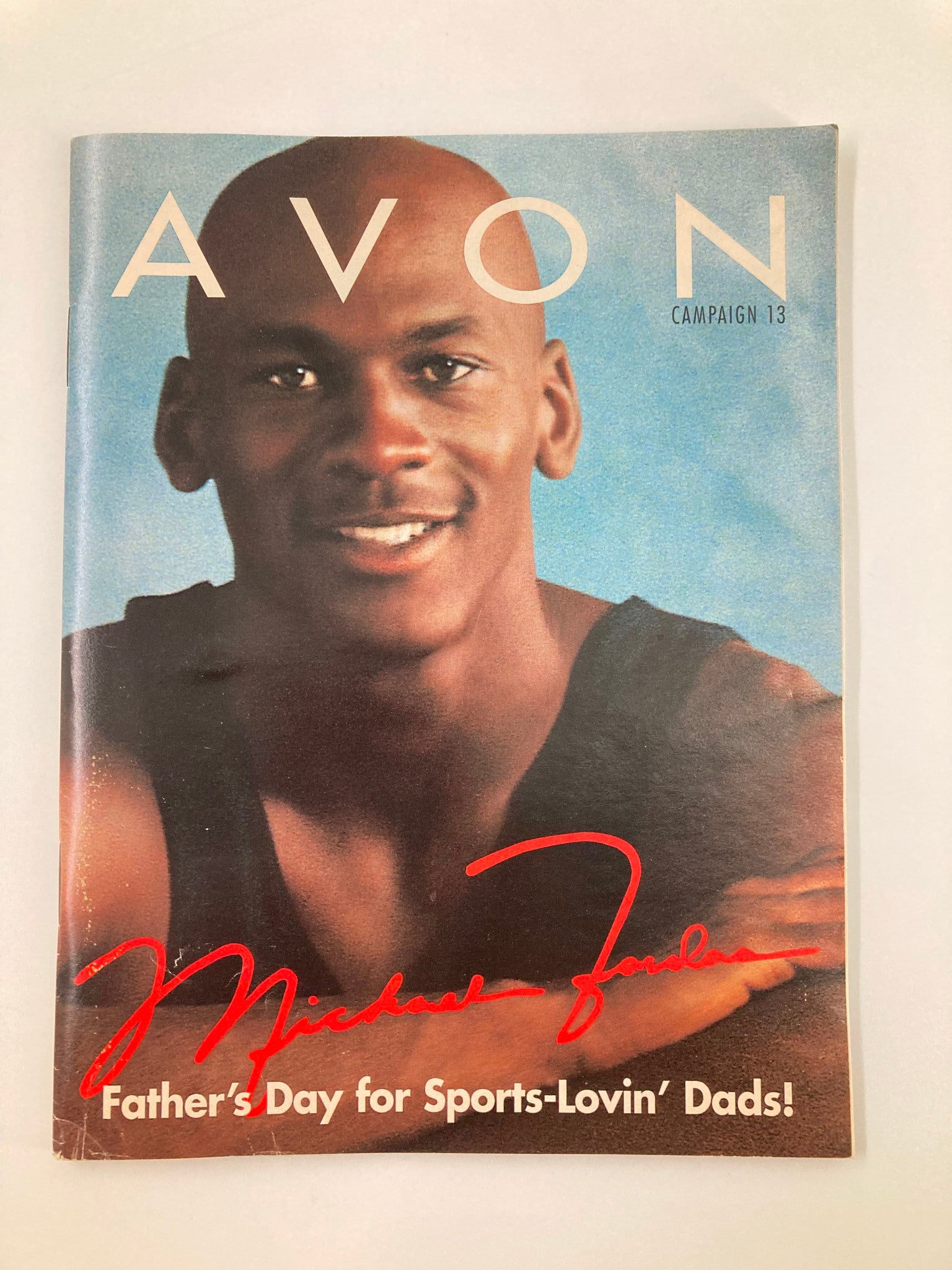 1997 Avon Campaign 13 Brochure Michael Jordan Father's Day Special