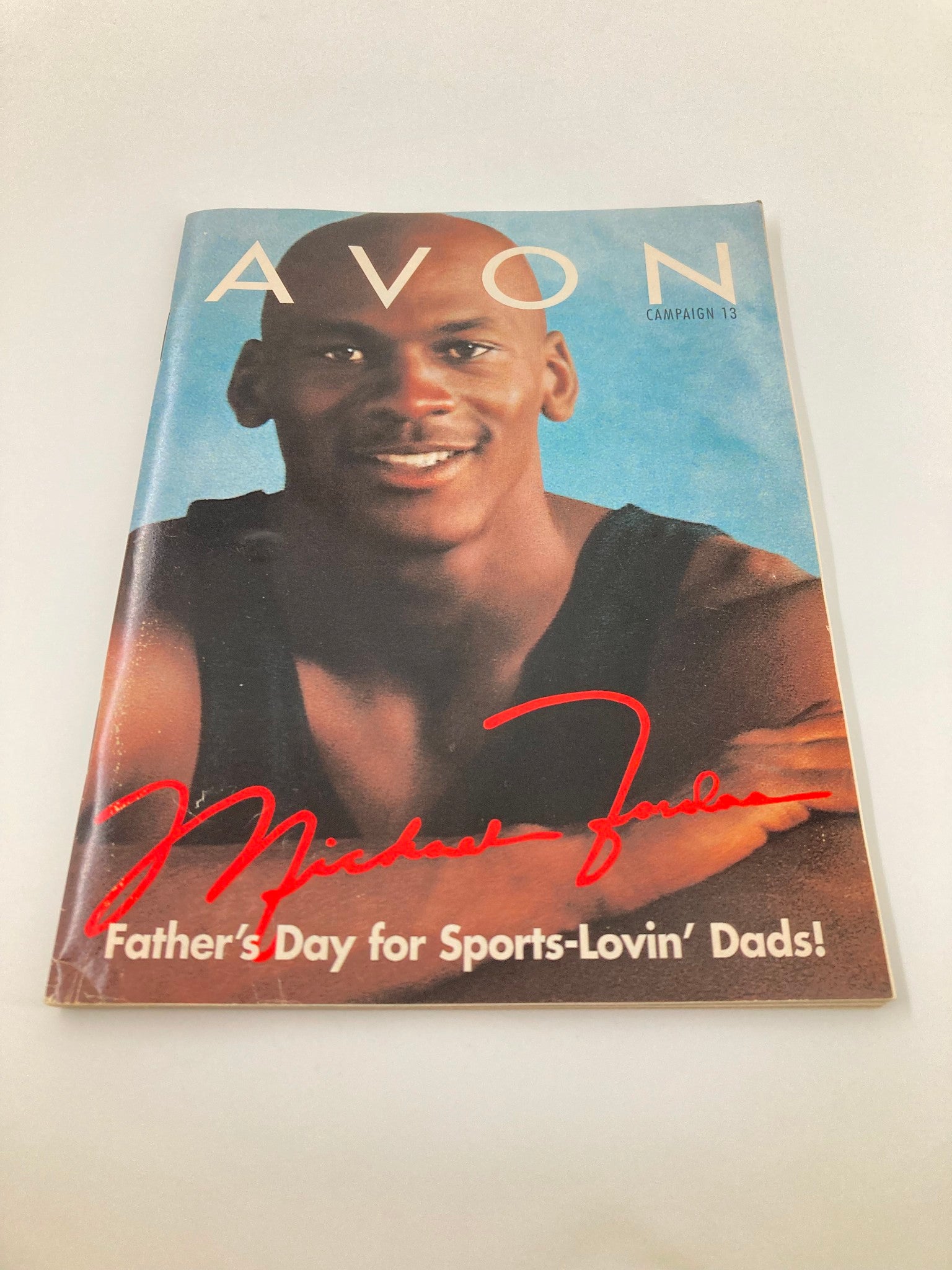 1997 Avon Campaign 13 Brochure Michael Jordan Father's Day Special