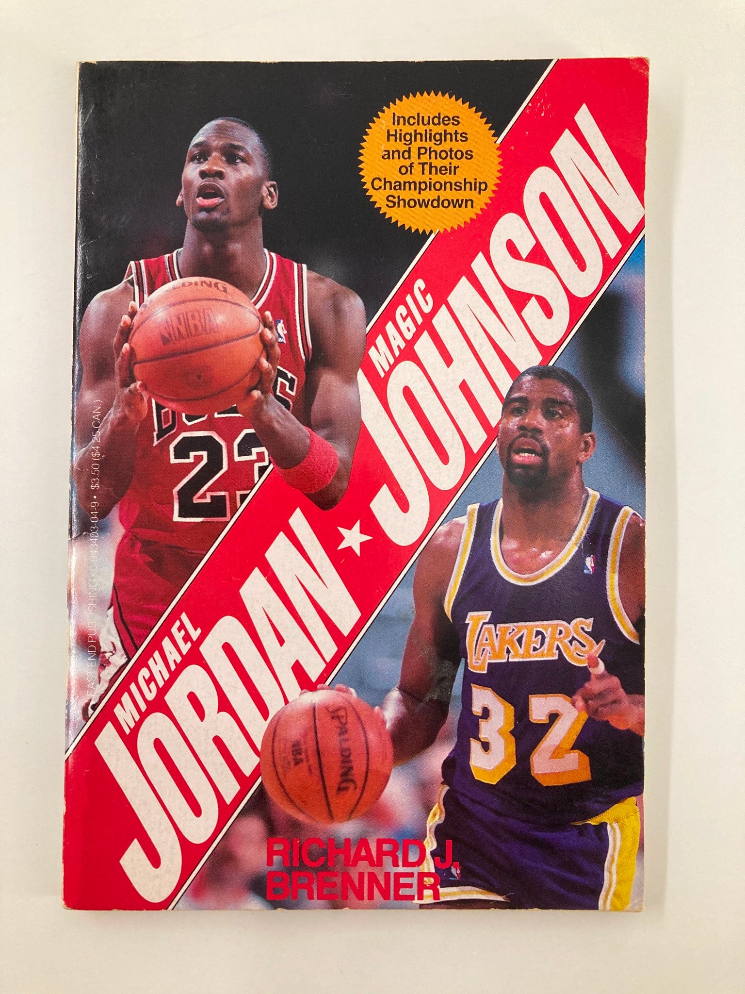 1991 Superstars Michael Jordan and Magic Johnson by Richard J. Brenner