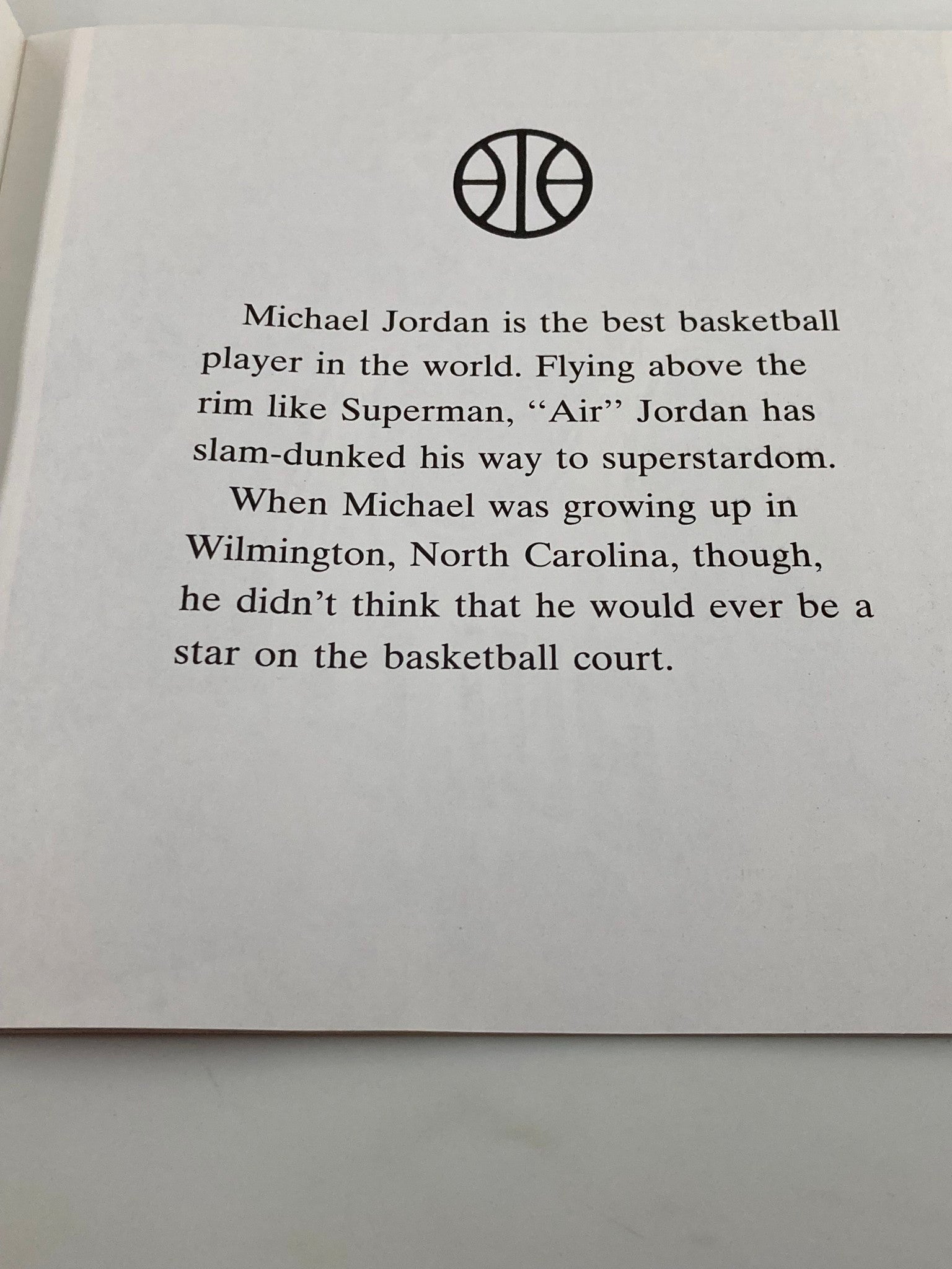 Illustrated Biography of Superstar Michael Jordan by Richard J. Brenner