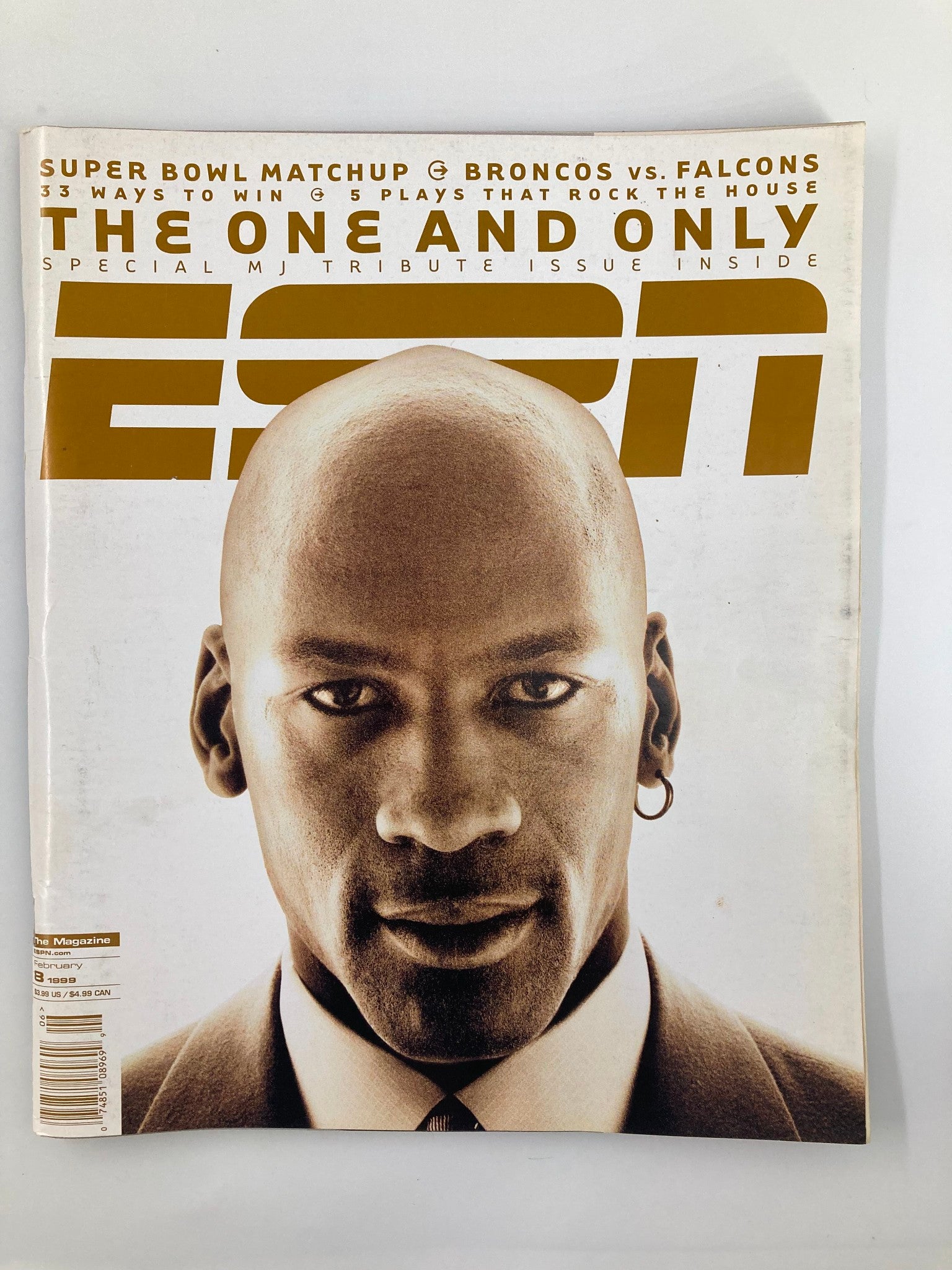 ESPN The Magazine February 8 1999 The One and Only Michael Jordan No Label