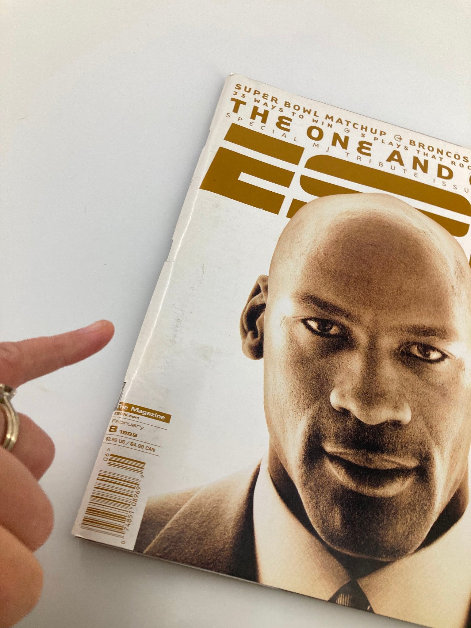 ESPN The Magazine February 8 1999 The One and Only Michael Jordan No Label