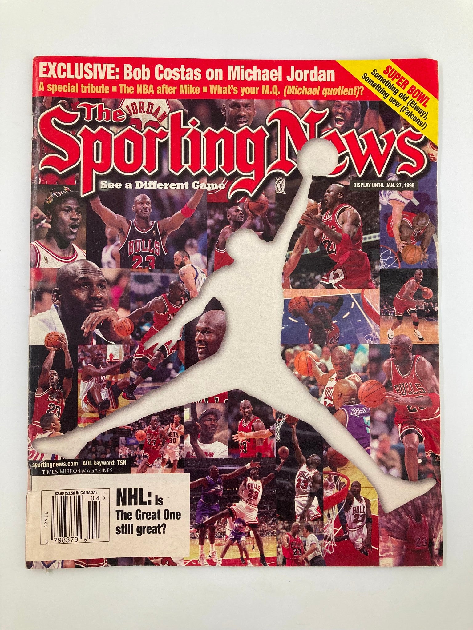 The Sporting News Magazine January 25 1999 Bob Contas on Michael Jordan No Label