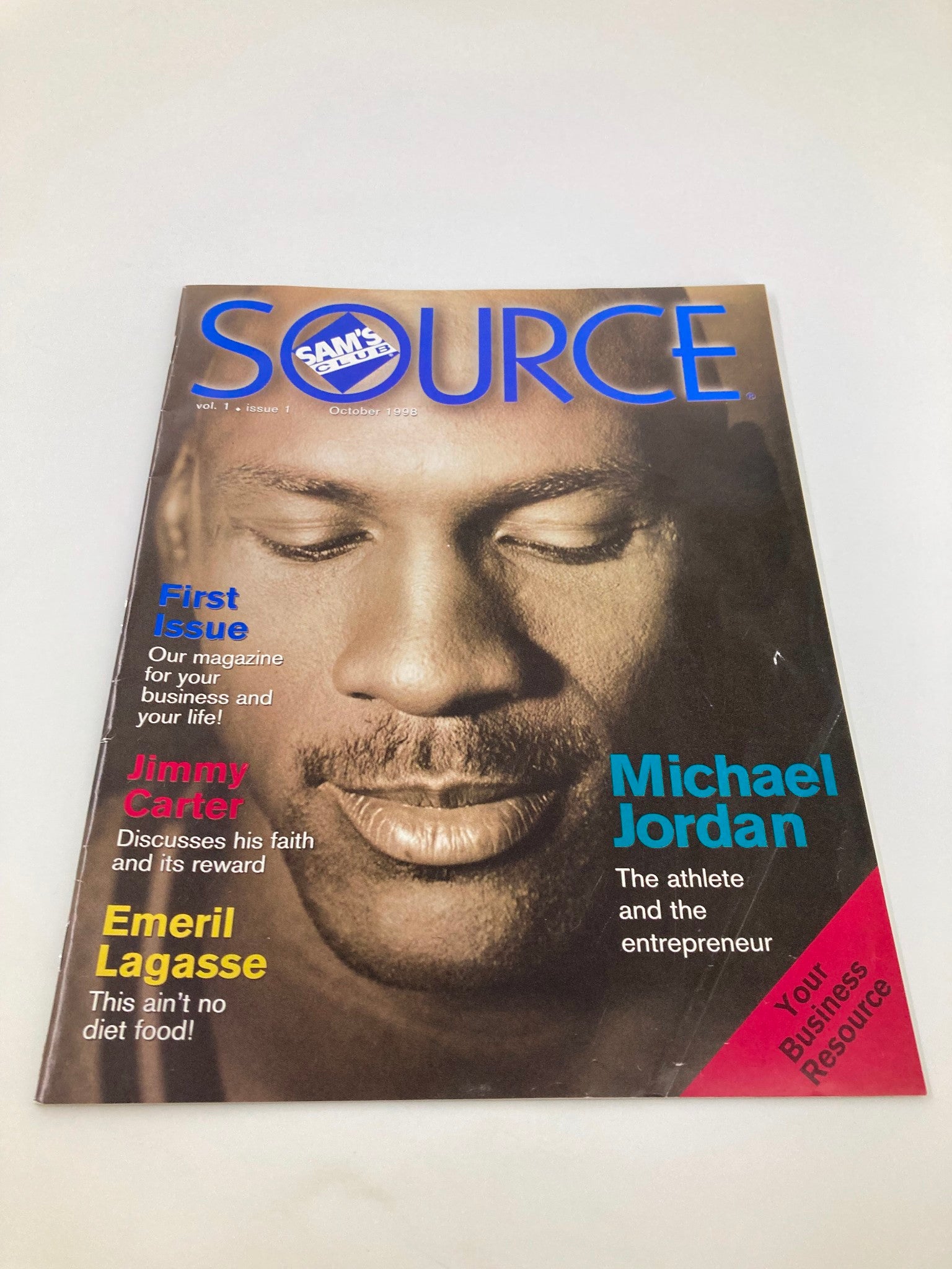 Sam's Club Source Magazine October 1998 Vol 1 #1 Michael Jordan First Issue