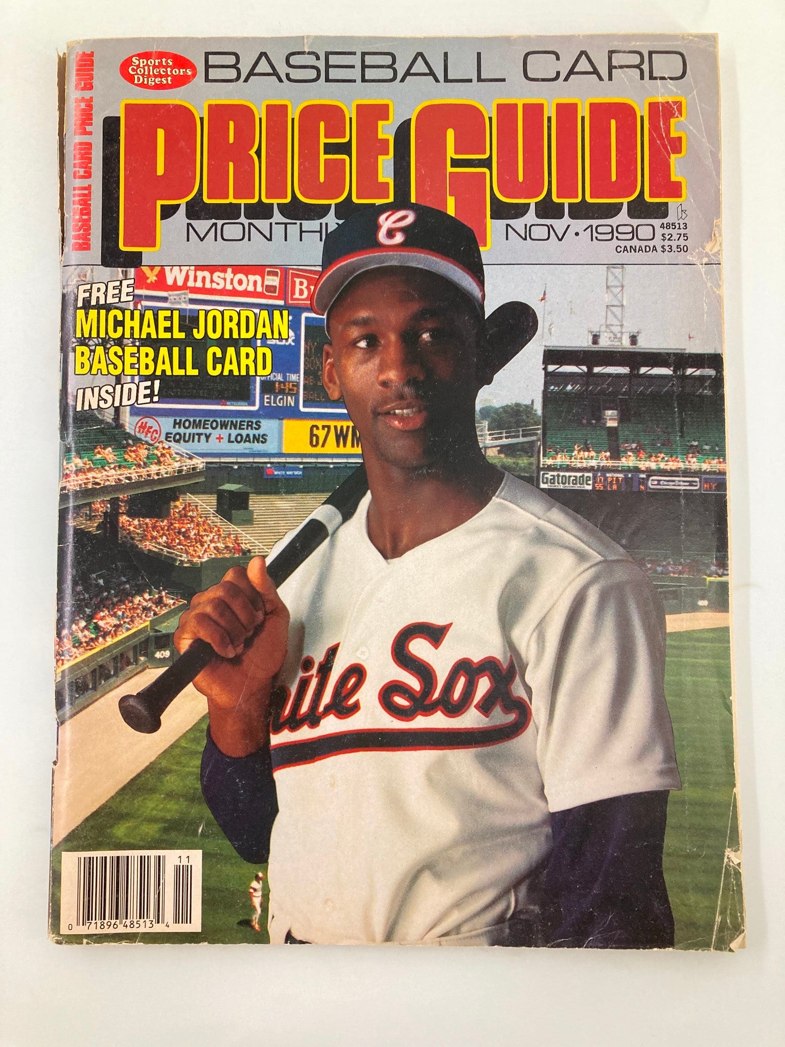 Baseball Card Price Guide Monthly November 1990 #32 Michael Jordan No Label