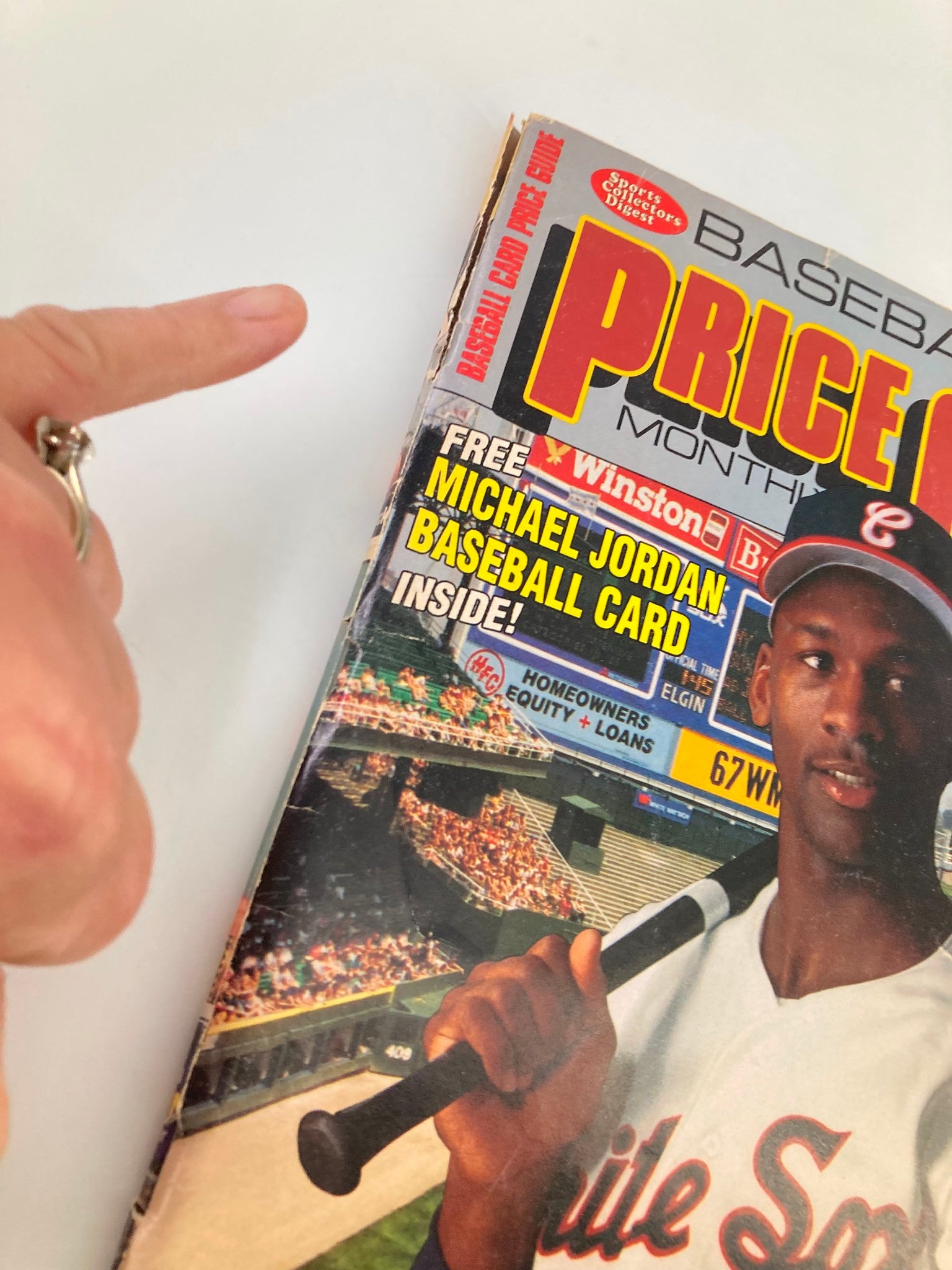 Baseball Card Price Guide Monthly November 1990 #32 Michael Jordan No Label