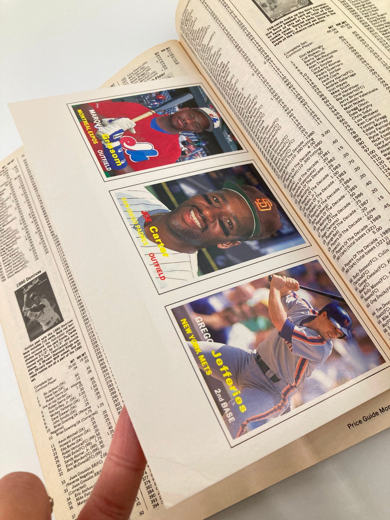 Baseball Card Price Guide Monthly November 1990 #32 Michael Jordan No Label