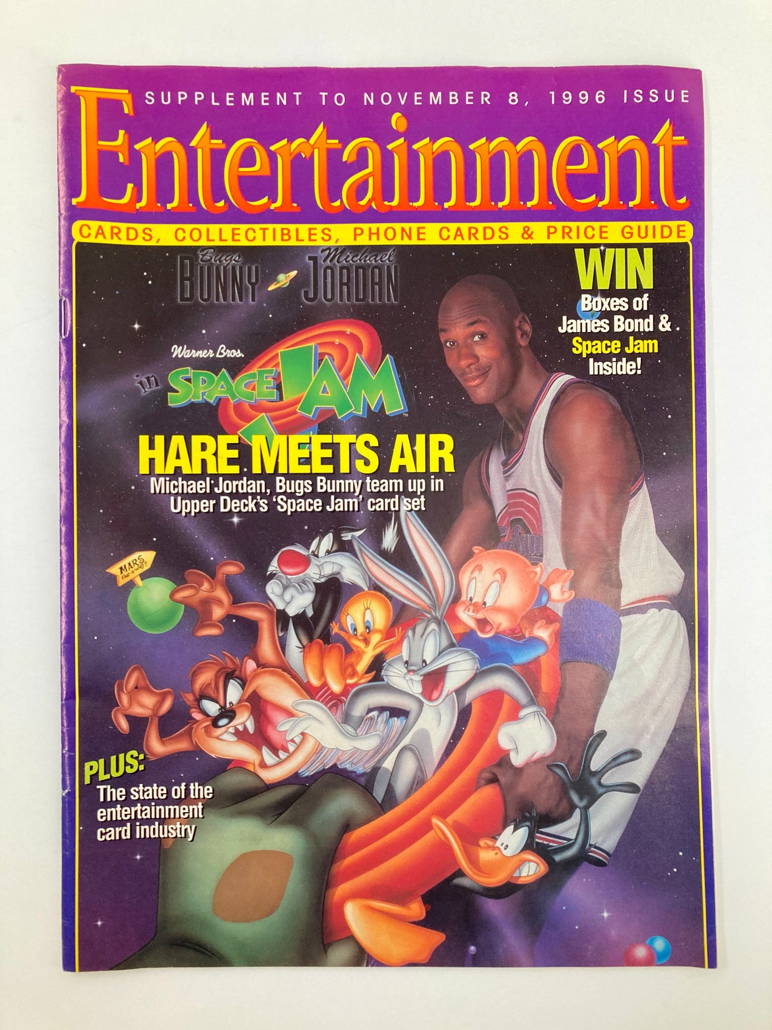 Entertainment Cards Price Guide November 8 1996 Michael Jordan No Label