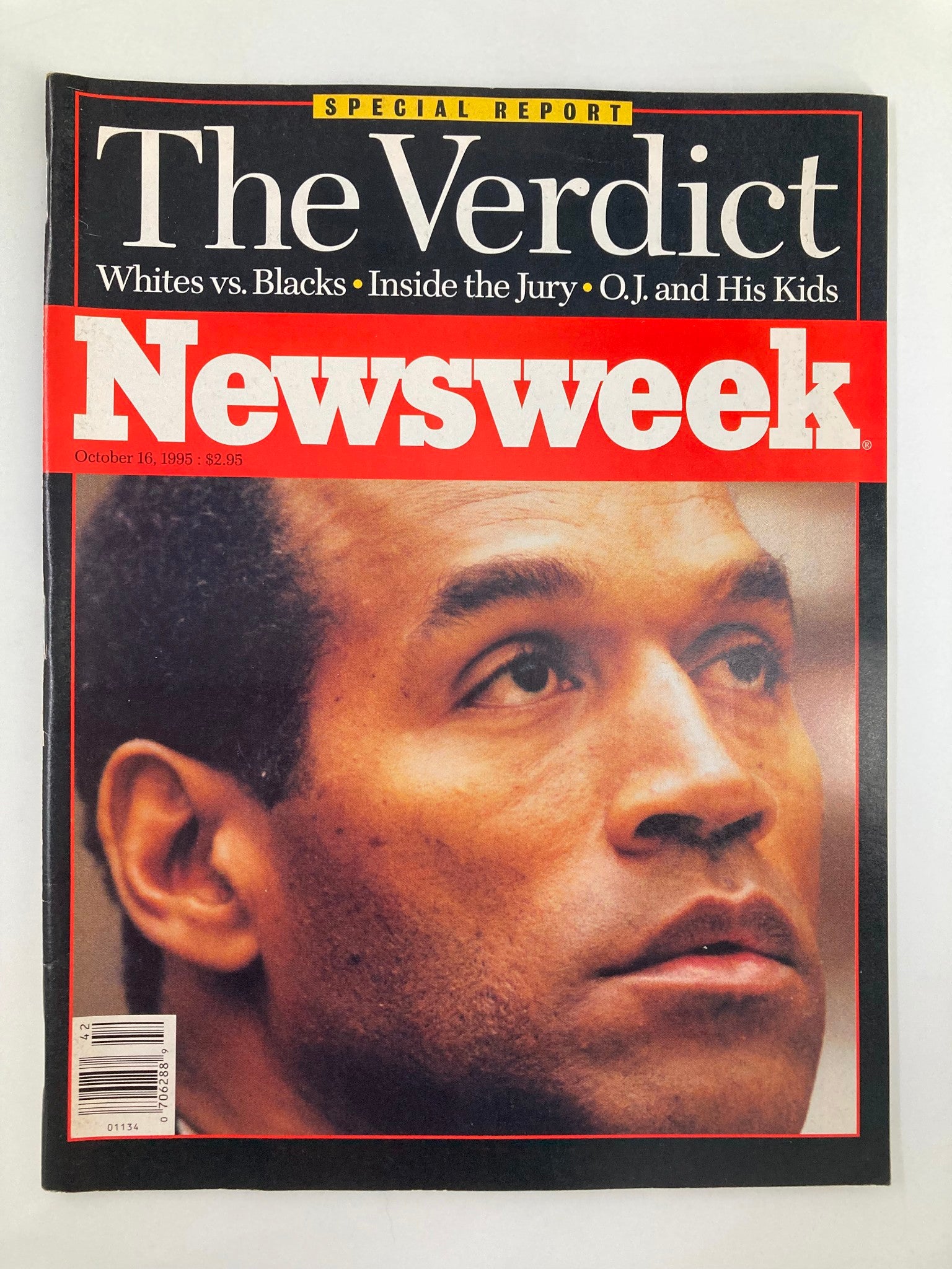 Newsweek Magazine October 16 1995 OJ Simpson The Verdict Inside Jury No Label