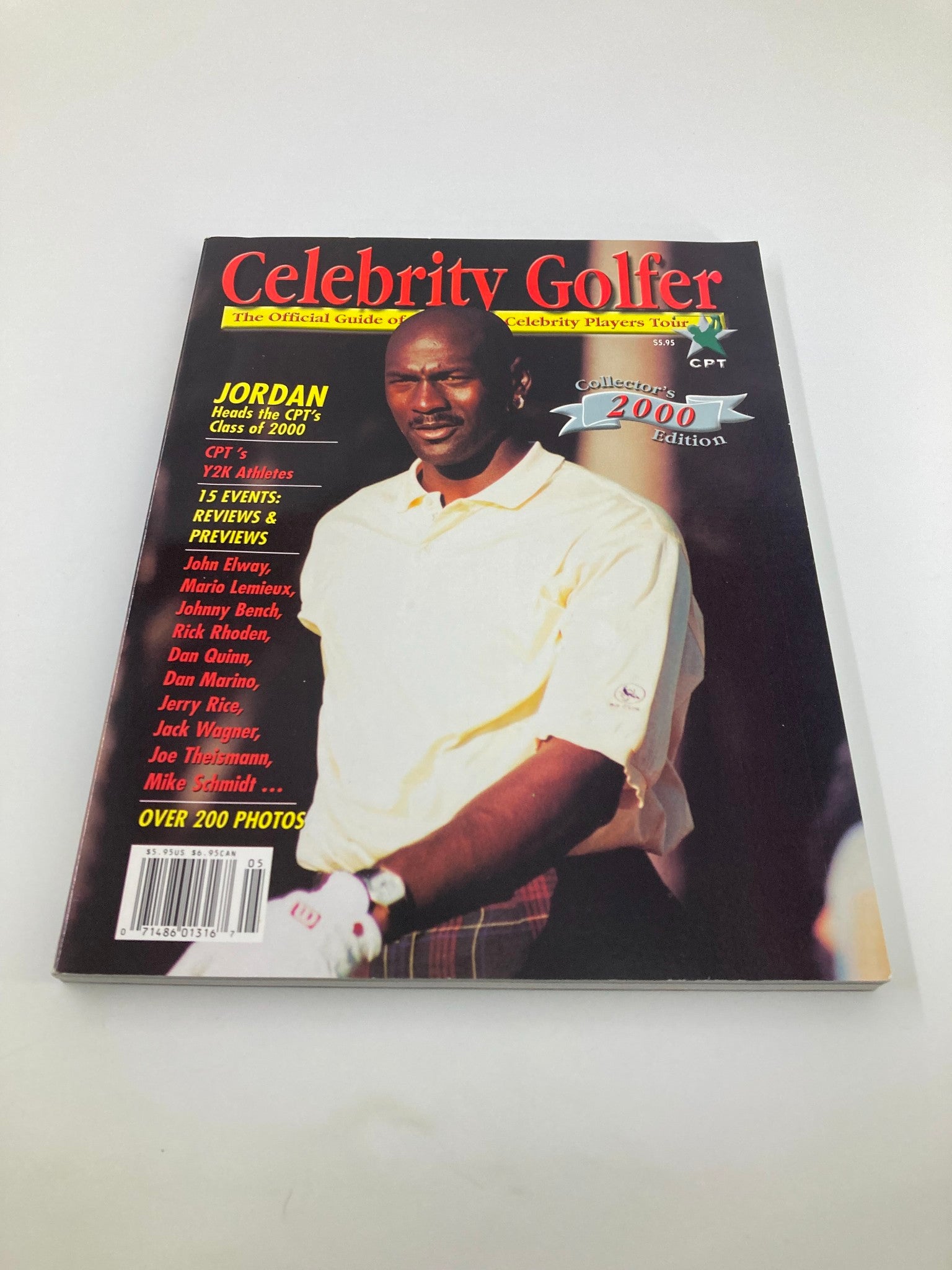 Celebrity Golfer Magazine 2000 Michael Jordan Heads the CPT Class No Label VG