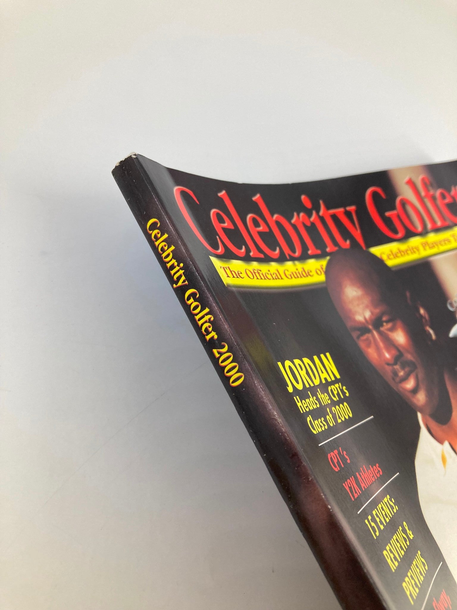 Celebrity Golfer Magazine 2000 Michael Jordan Heads the CPT Class No Label VG