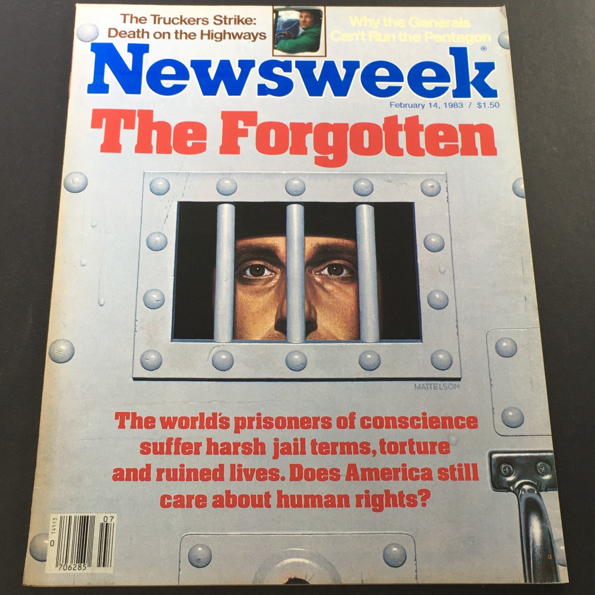 VTG Newsweek Magazine February 14 1983 - The Forgotten / The Truckers Strike