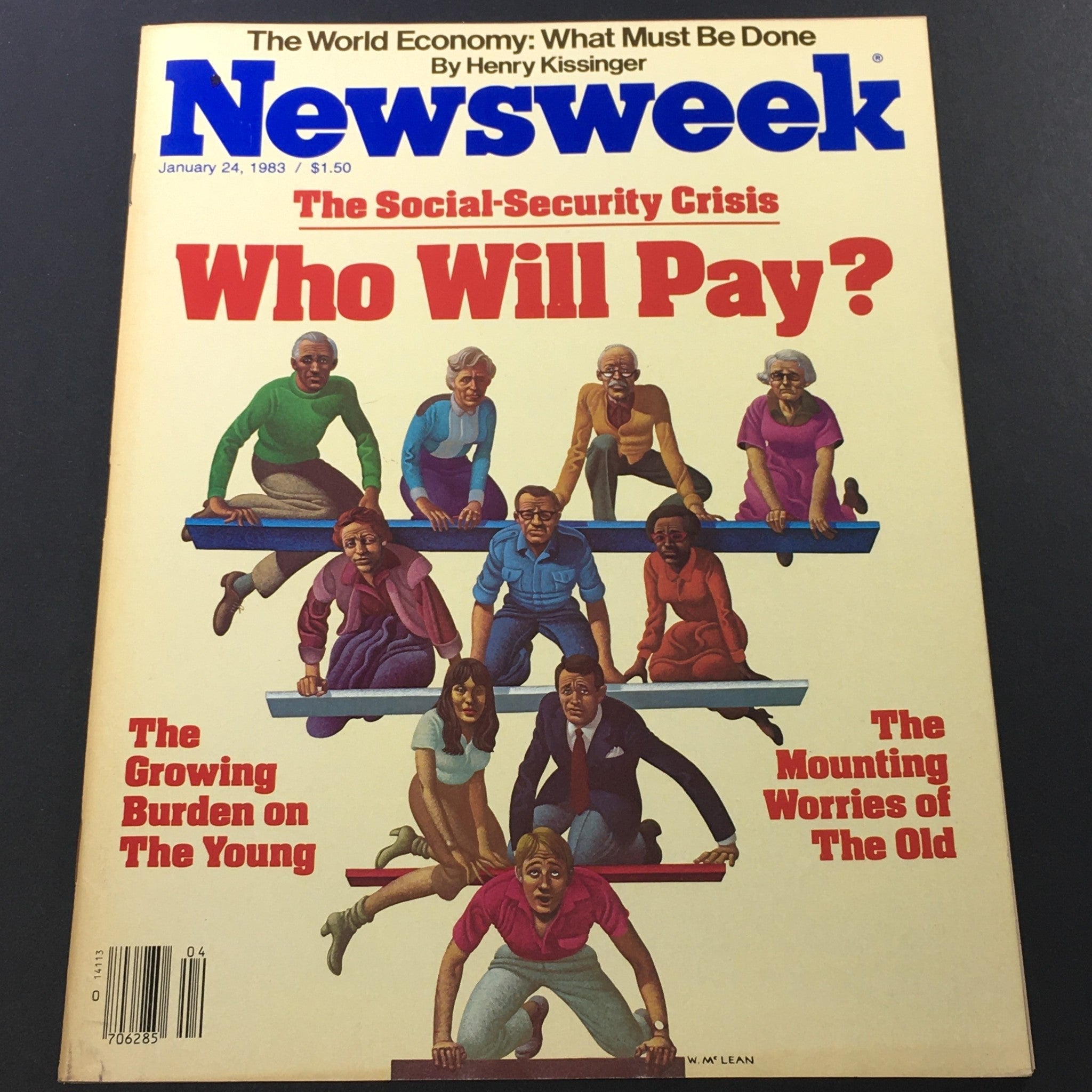 VTG Newsweek Magazine January 24 1983 - The World Economy by Henry Kissinger